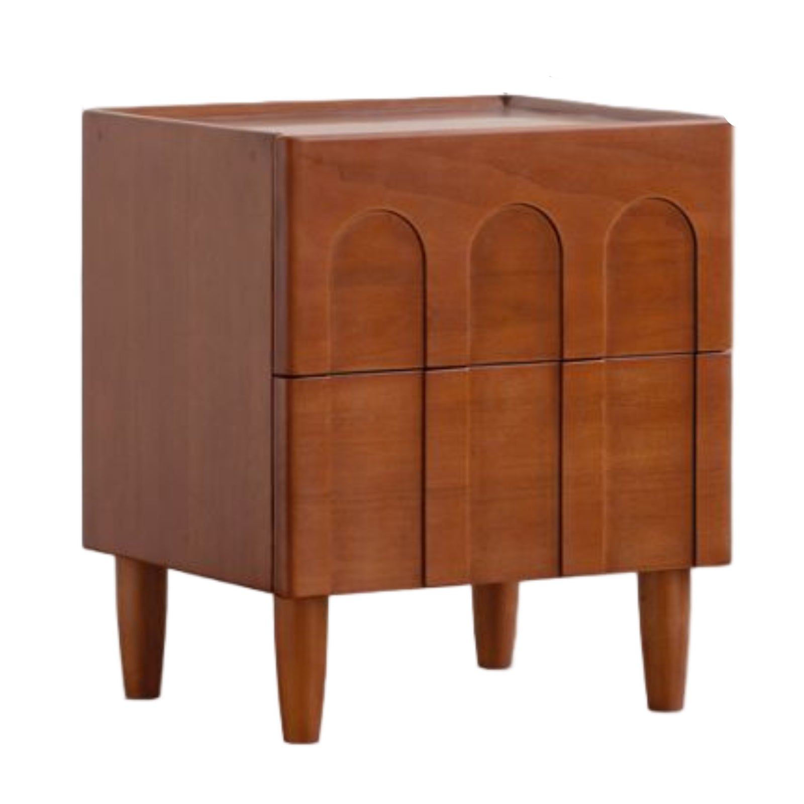 Poplar Solid Wood French Antique Style Nightstand