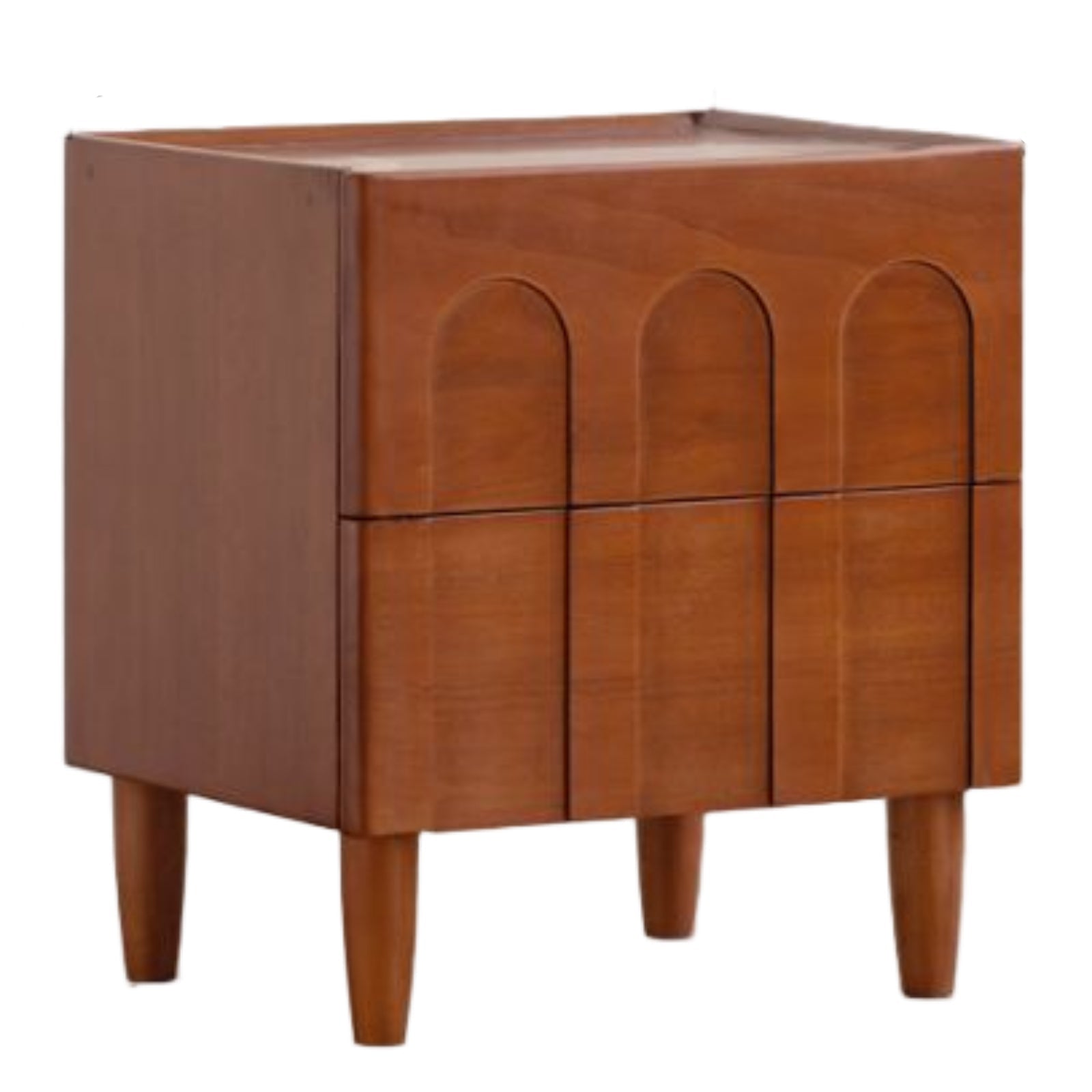 Poplar Solid Wood French Antique Style Nightstand