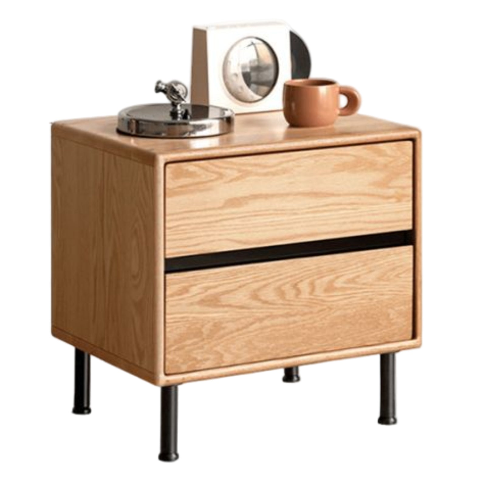 Oak, Ash, Beech Solid Wood Modern Simple Nightstand