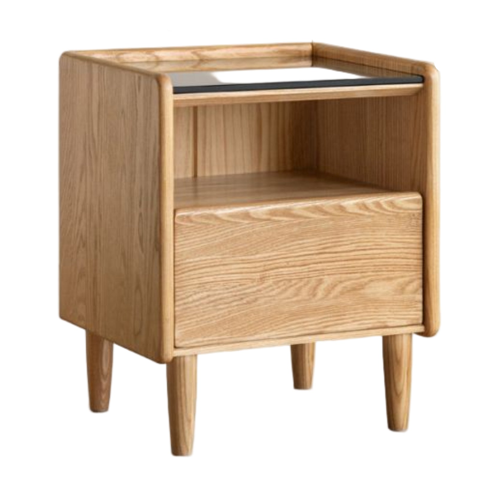 Oak, Ash, Beech Solid Wood Modern Simple Nightstand