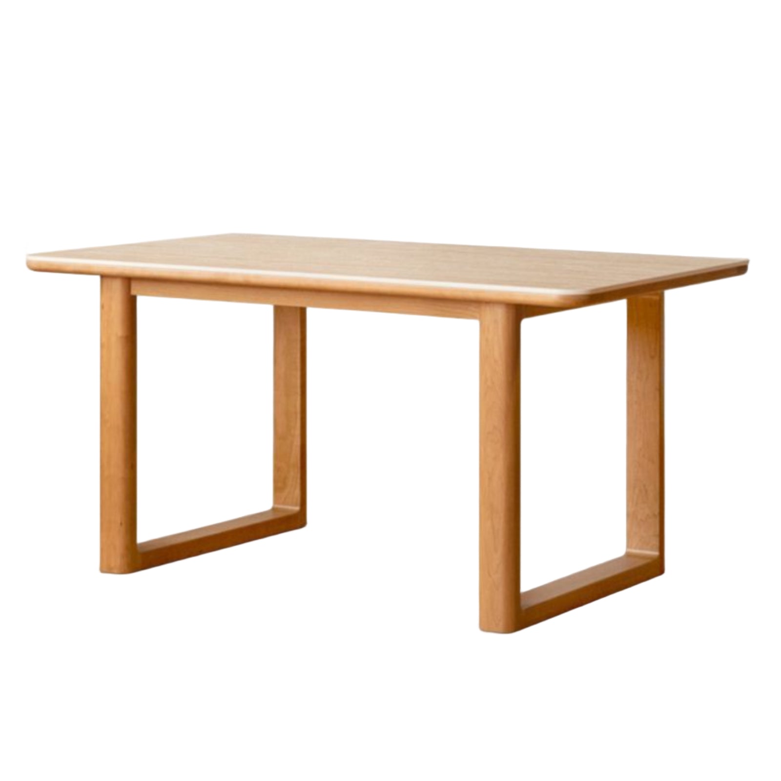 Cherry Solid Wood Retro Rock Board Dining Table