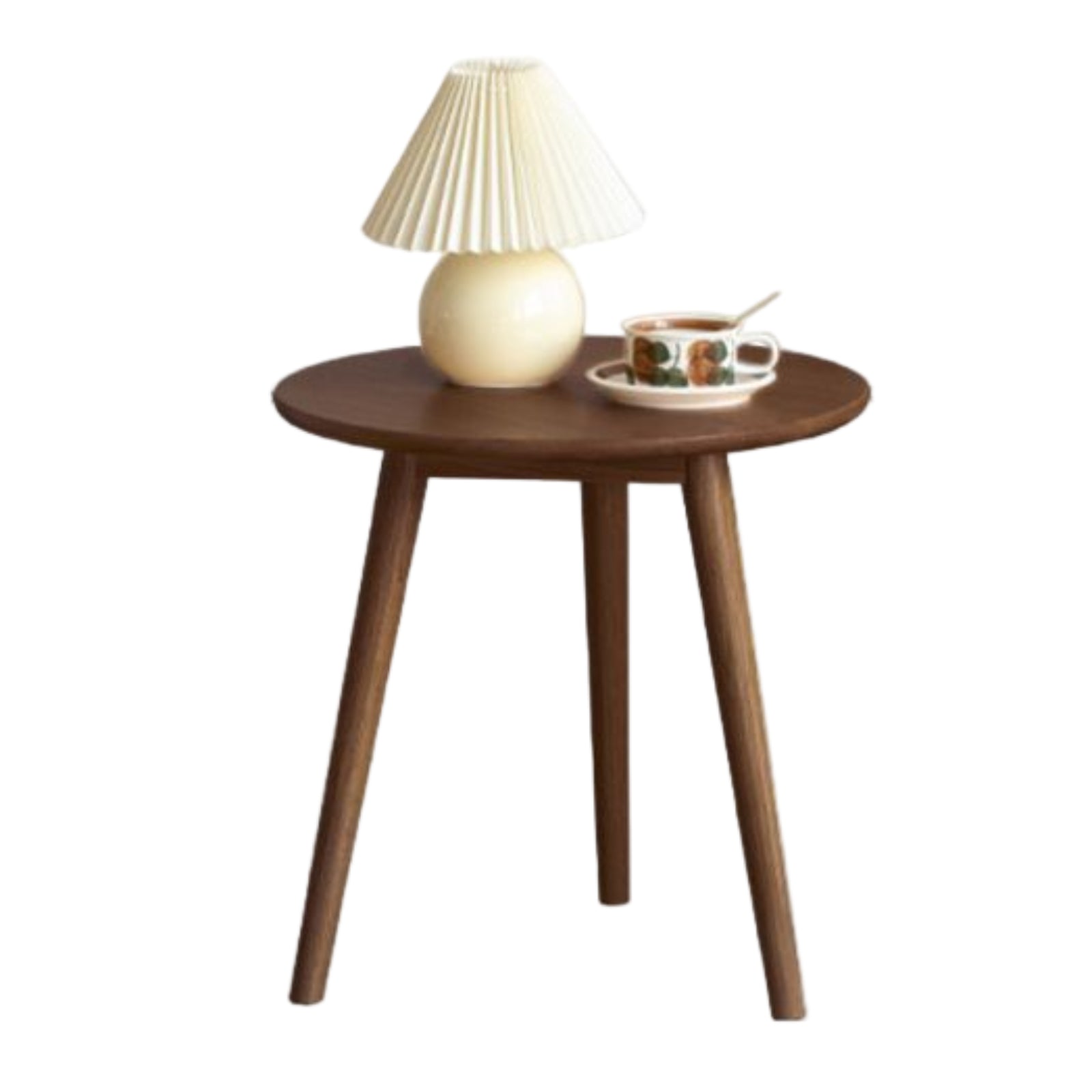 Oak, Solid RubberWood Nordic Style Side Table