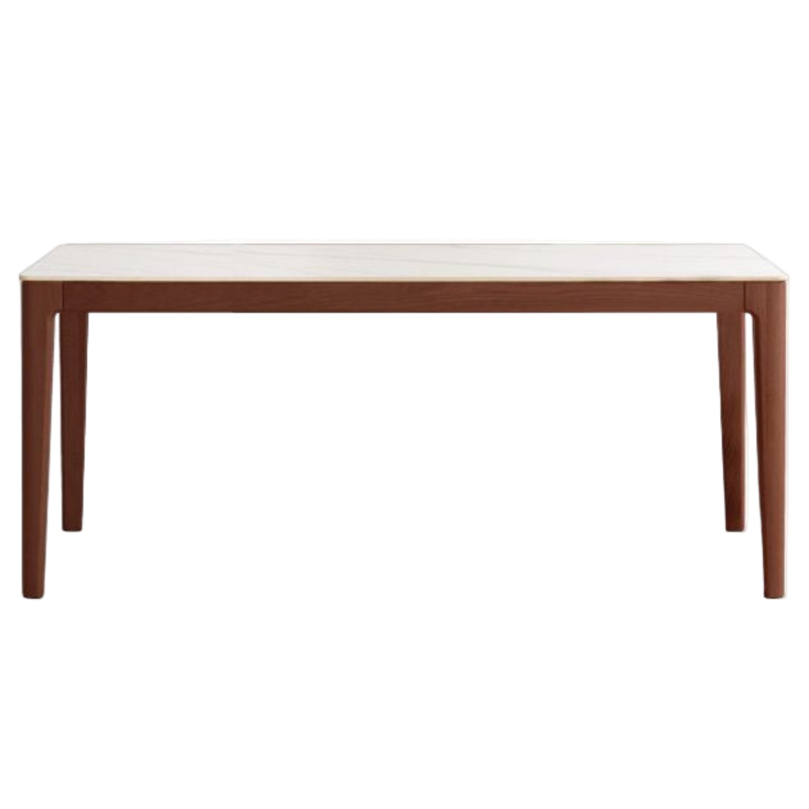 Oak Solid Wood Modern Minimalist Rock Plate Dining Table