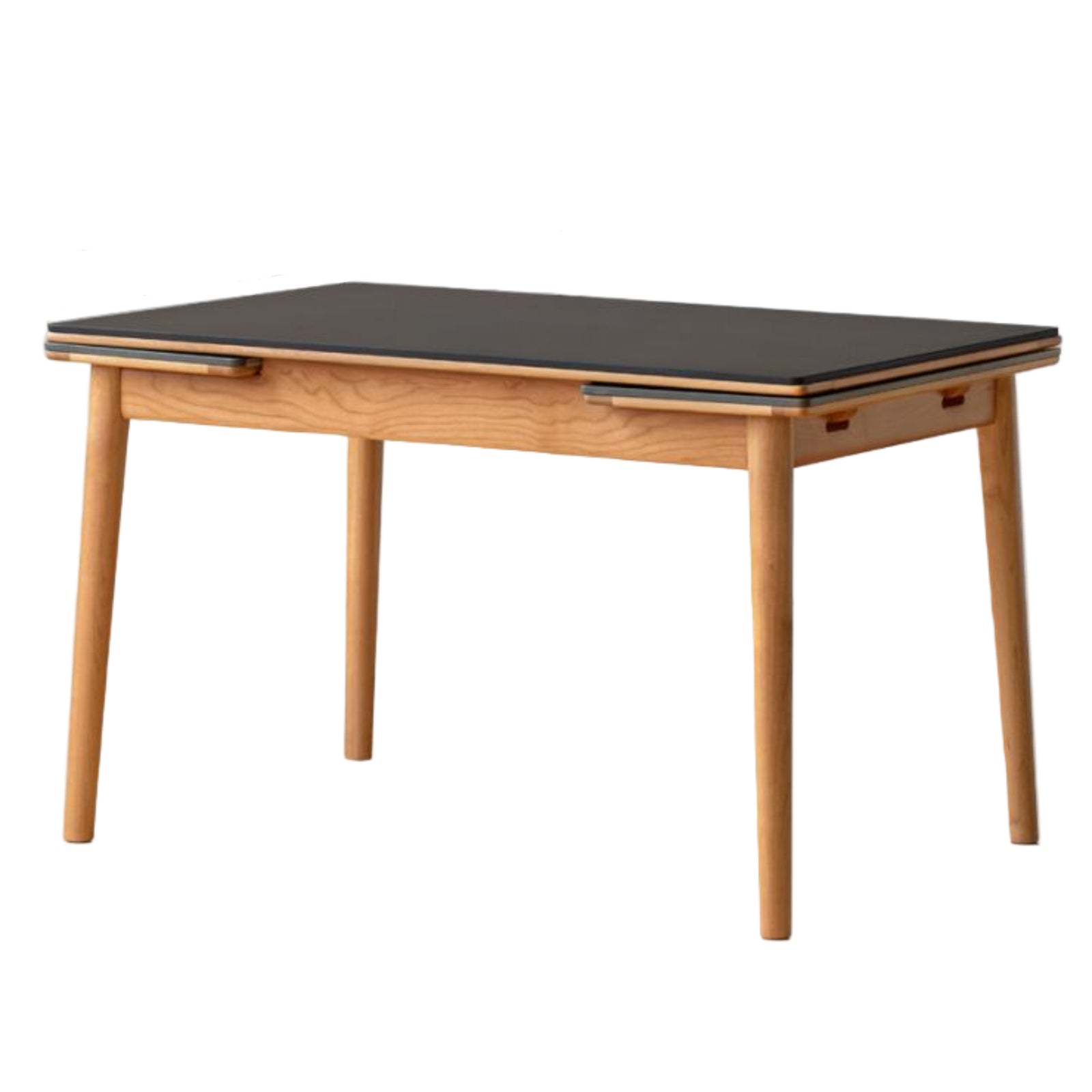 Cherry Solid Wood Extendable Slab Dining Table