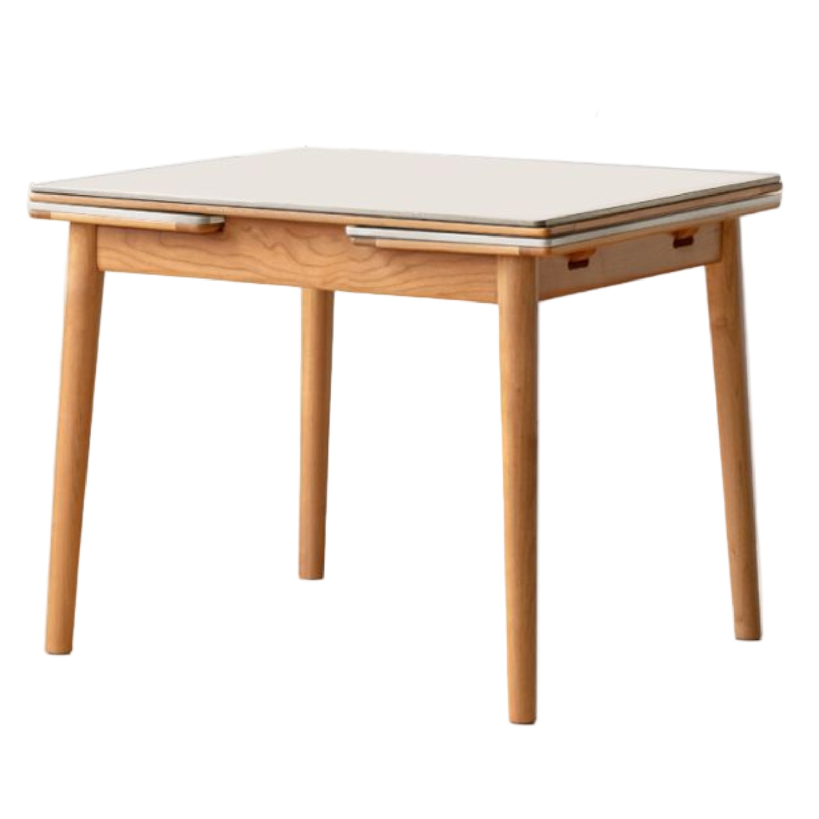Cherry Solid Wood Extendable Slab Dining Table