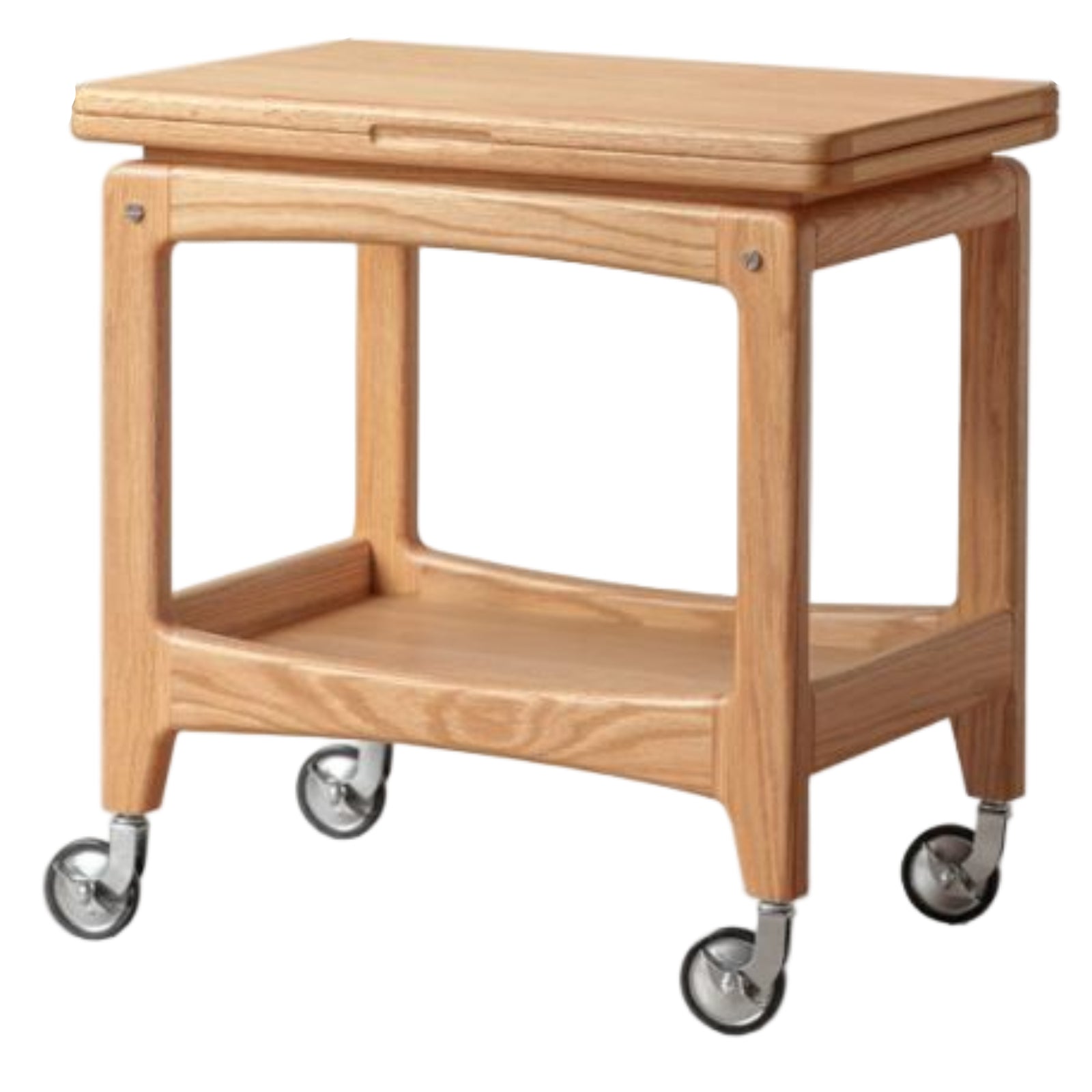 Oak Solid Wood Folding Side Table