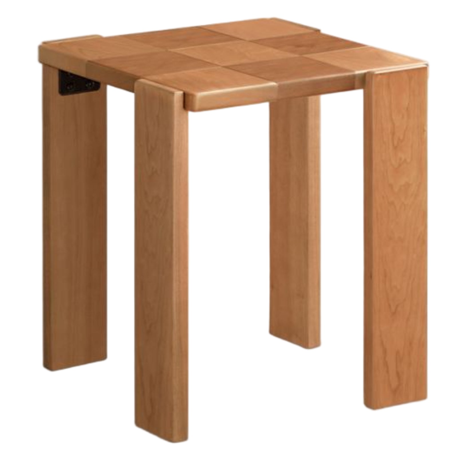 Black Walnut, Cherry Solid Wood Modern Square Side Table