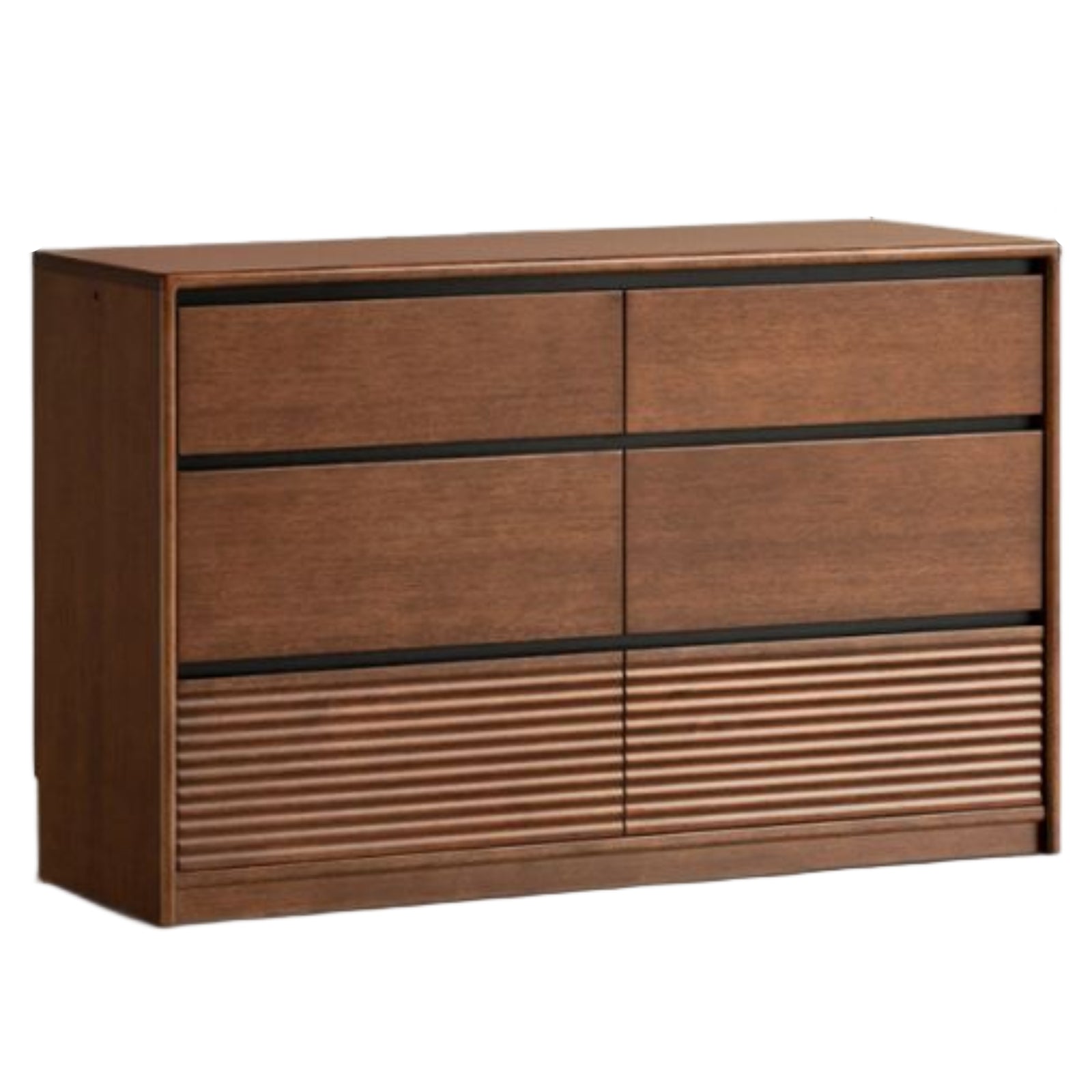 Solid Longan Hardwood Chest of Drawers 47.215.729.7 inch / 1204075.5 cm / Walnut Color / Chest of Drawers Solid Longan Hardwood Chest of Drawers 47.215.729.7 inch / 1204075.5 cm / Walnut Color / Chest of Drawers