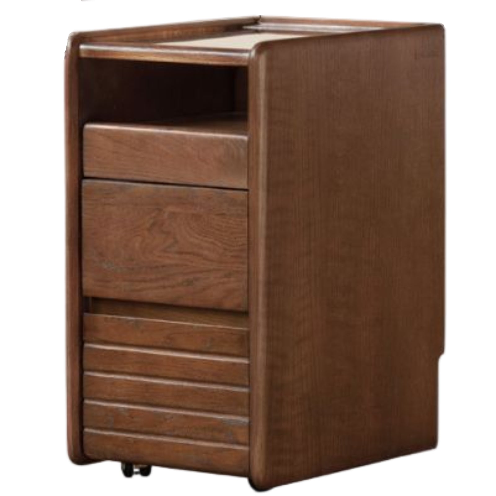 Oak Solid Wood Italian Light Luxury Nightstand