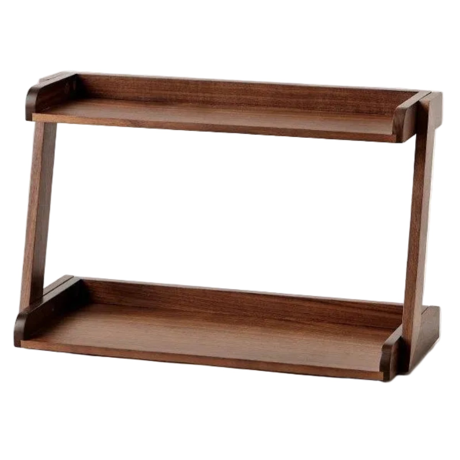 Ash Solid Wood Double Layer Open Sorting Rack