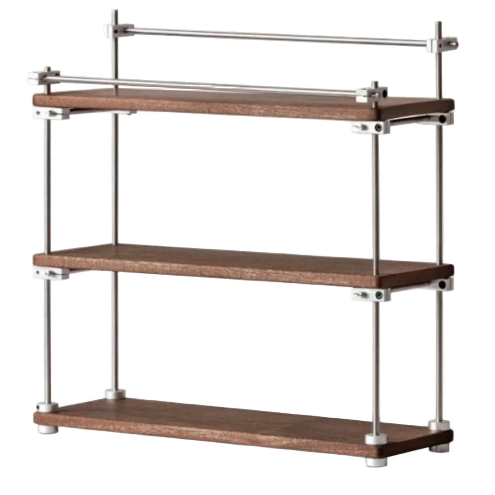 Sapele Solid Wood Multi Layer Storage Rack Antique Style