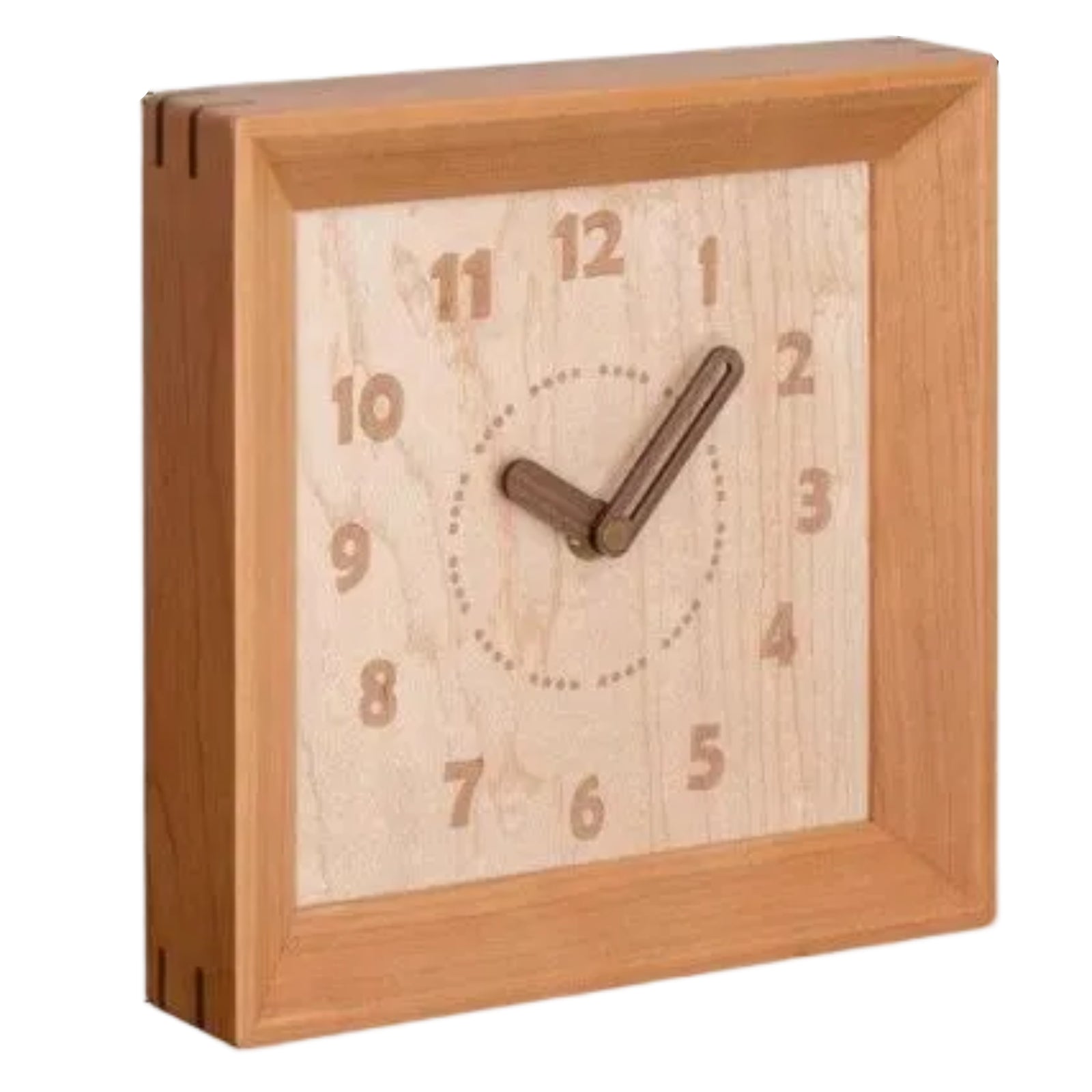Cherry, Black Walnut Solid Wood Silent Movement Wall Clock