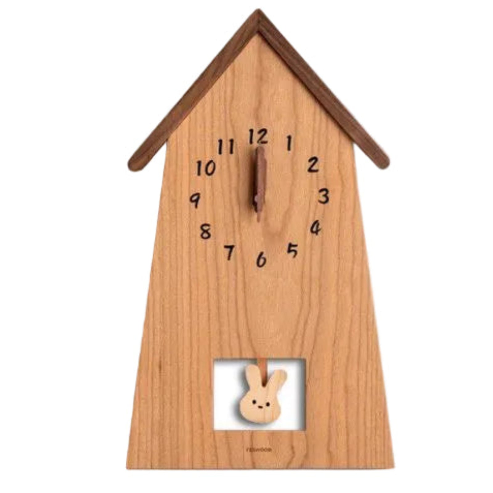 Cherry Solid Wood Nordic Style Eco Friendly Wall Clock