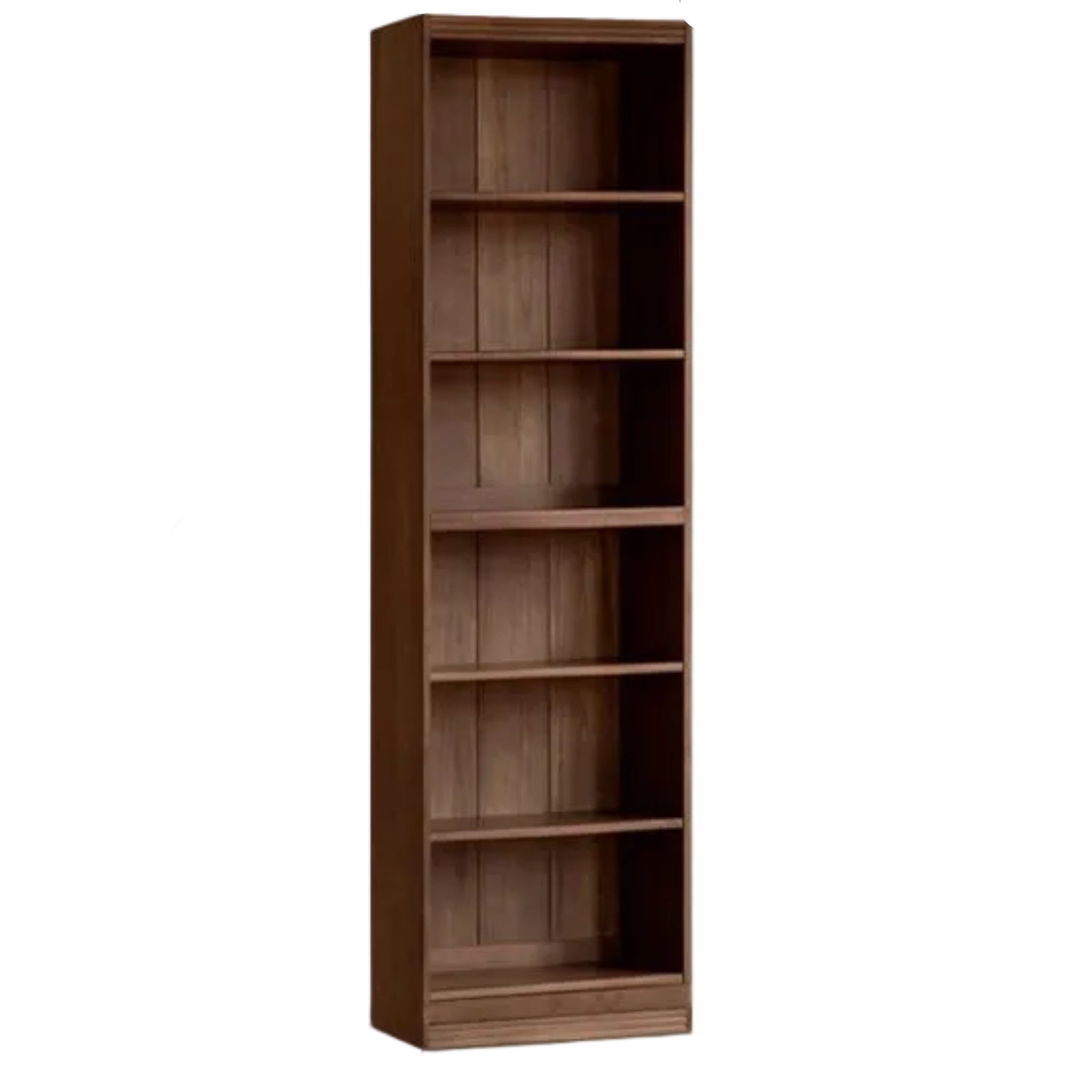 Black Walnut, Oak Solid Wood Floor-Standing Bookcase with Luxury Storage Cabinet