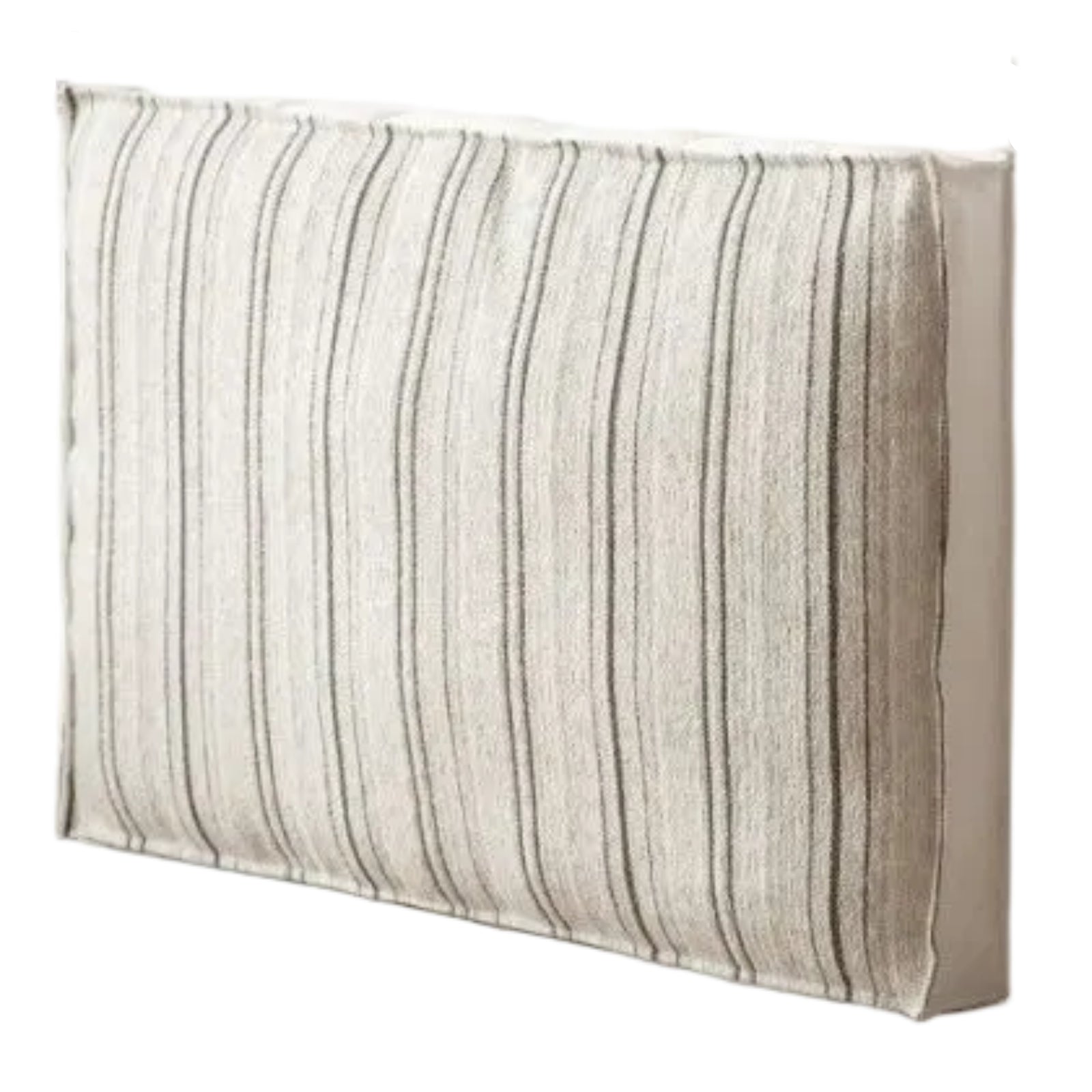 Fabric Bed Headboard Pillow with Large Removable Backrest Cushion