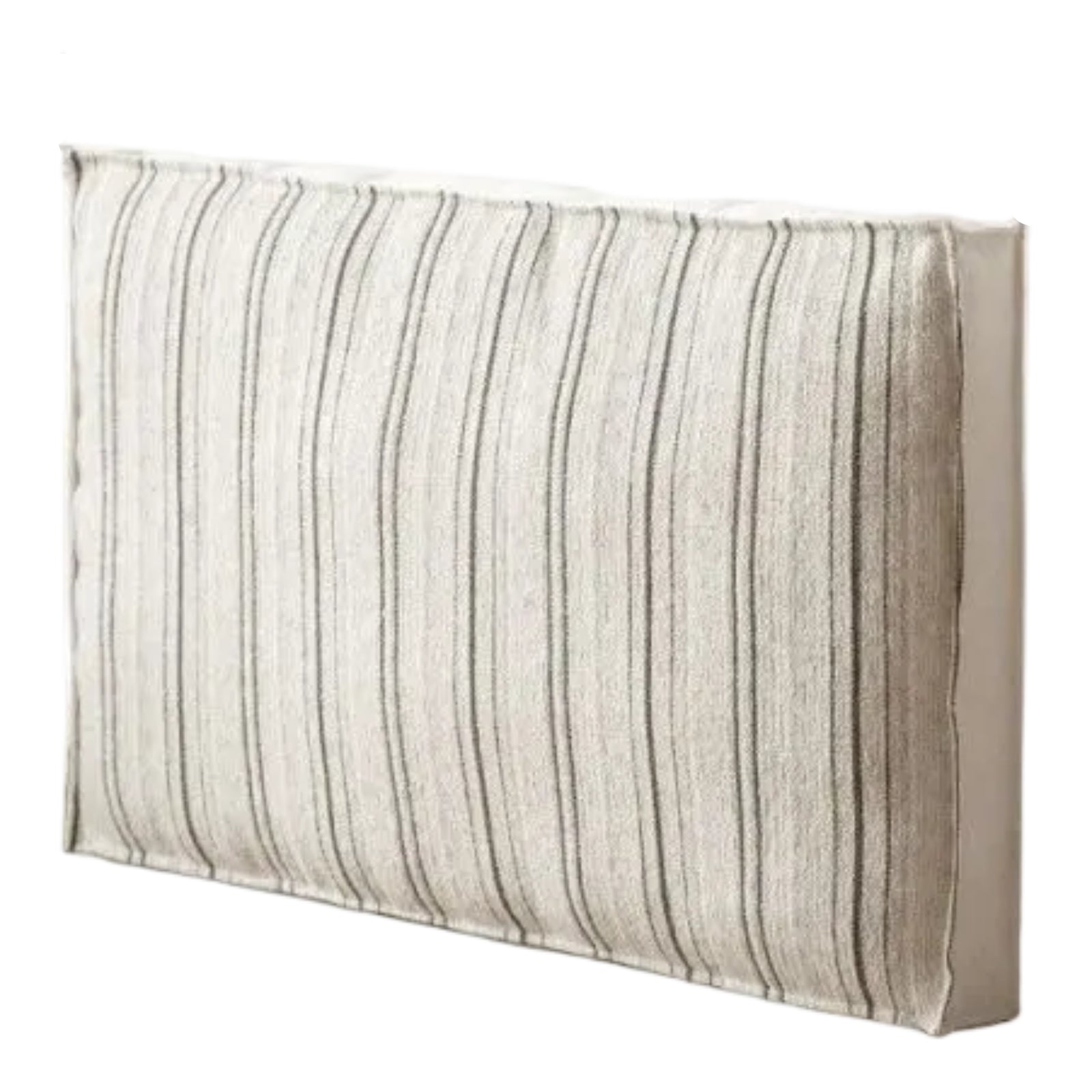 Fabric Bed Headboard Pillow with Large Removable Backrest Cushion