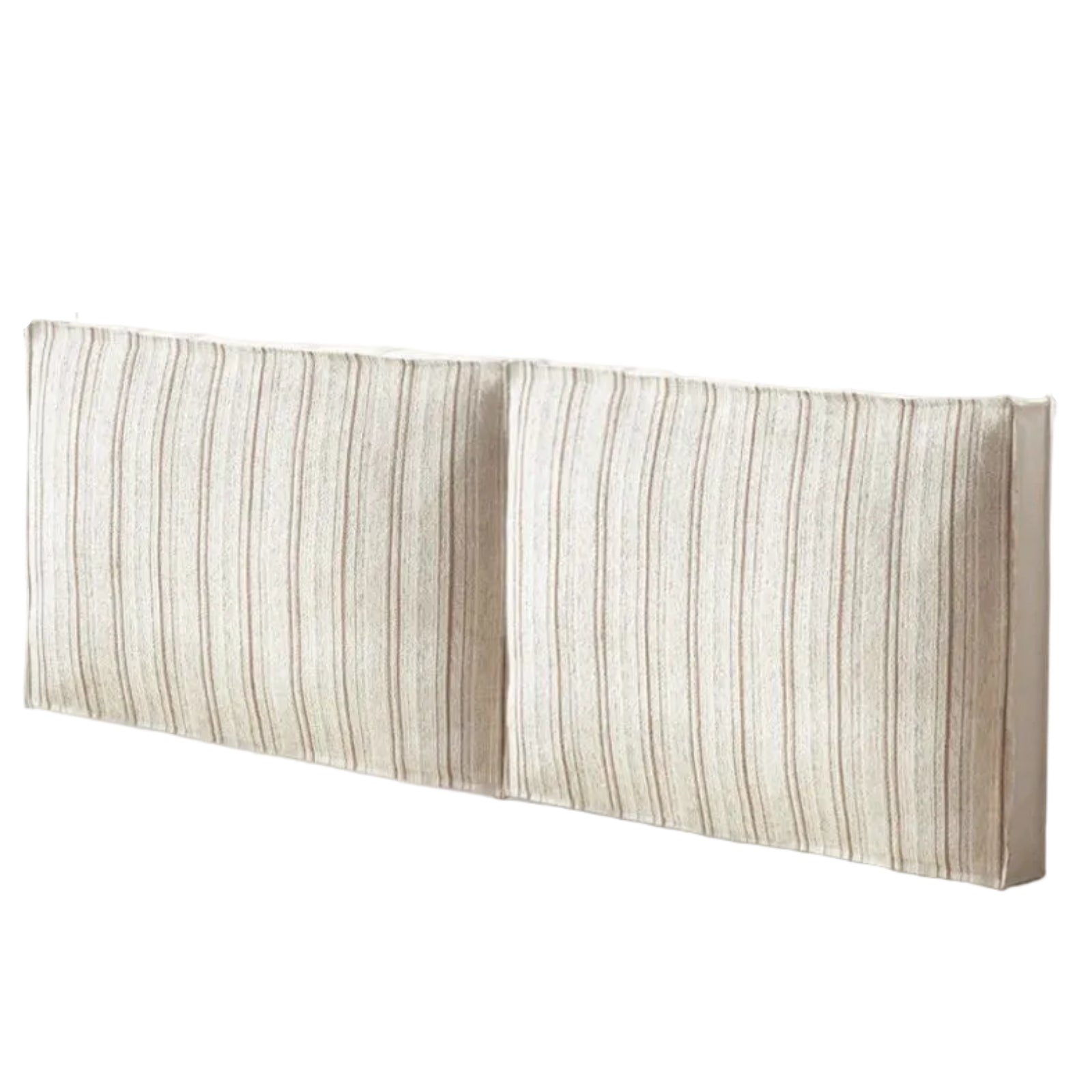 Fabric Bed Headboard Pillow with Large Removable Backrest Cushion