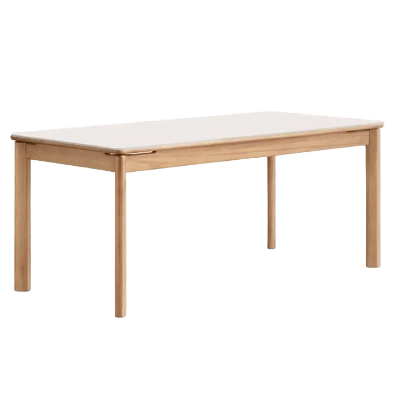 Ash, Oak Solid Wood Modern Minimalist Style Slab Dining Table