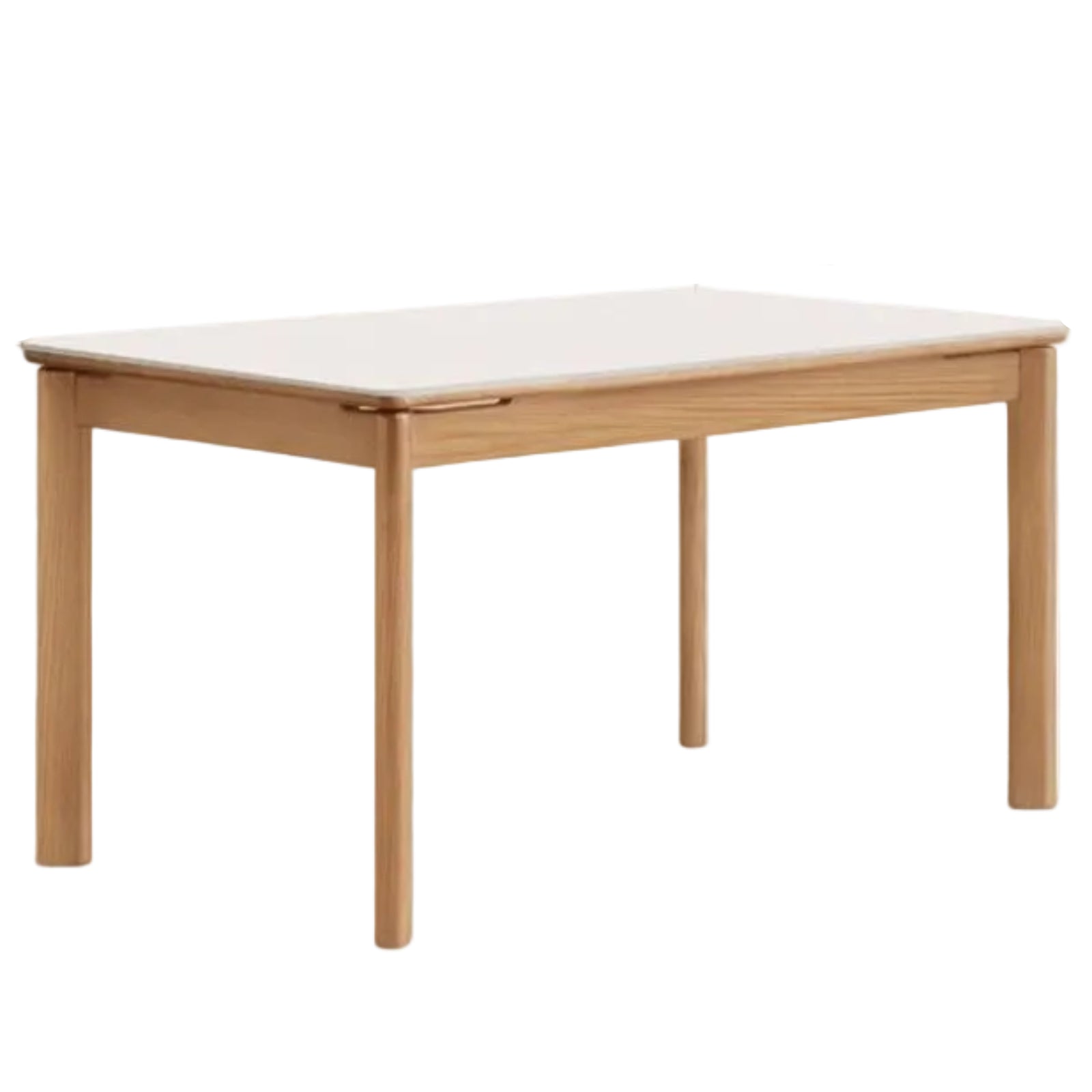 Ash, Oak Solid Wood Modern Minimalist Style Slab Dining Table