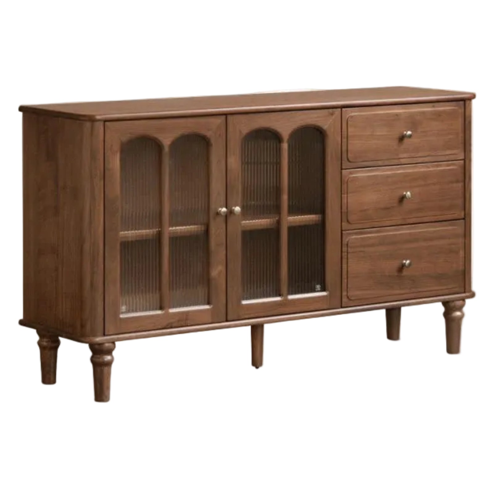 Black Walnut Solid Wood American Retro Sideboard