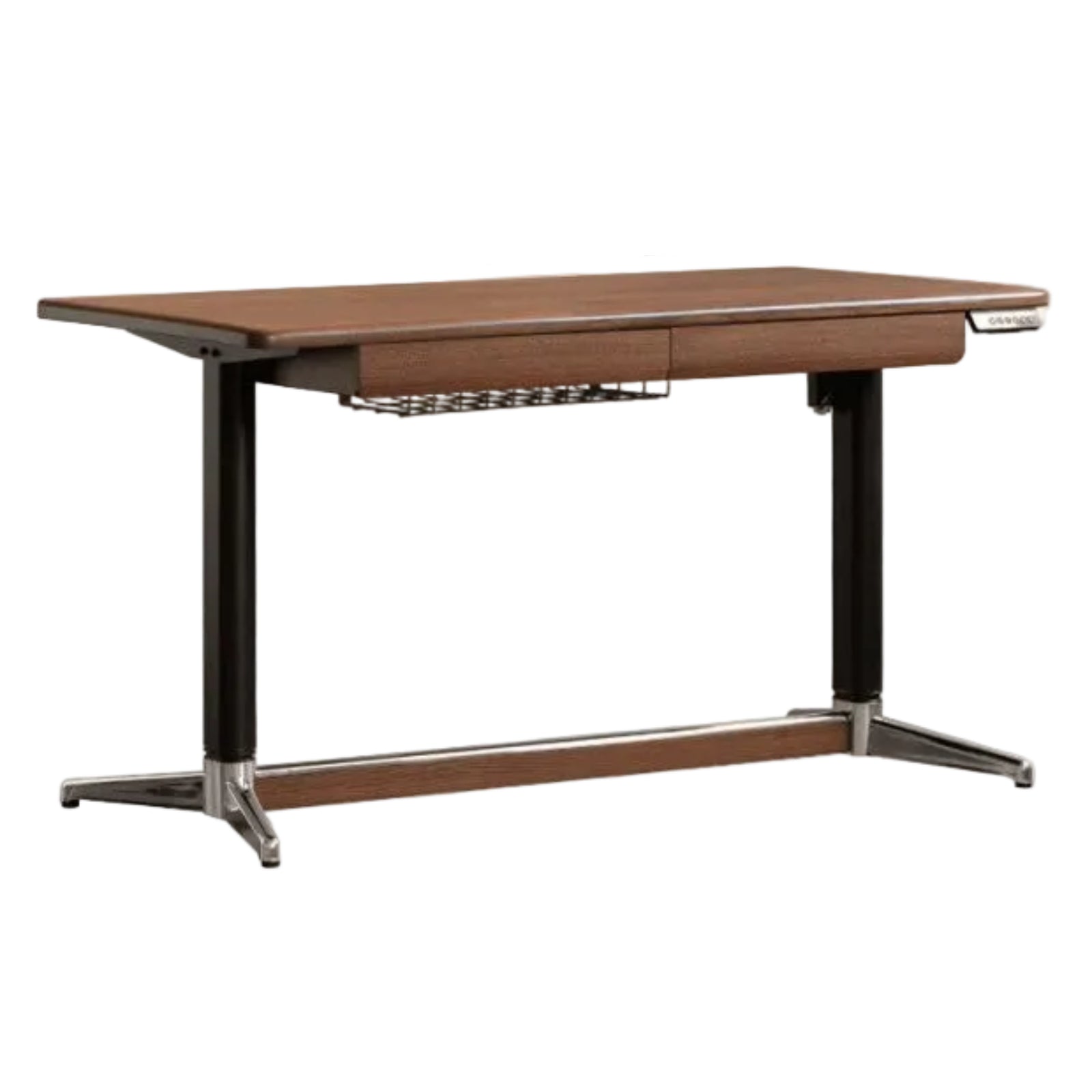 Black Walnut, Oak Solid Wood Lift-Top Office Desk