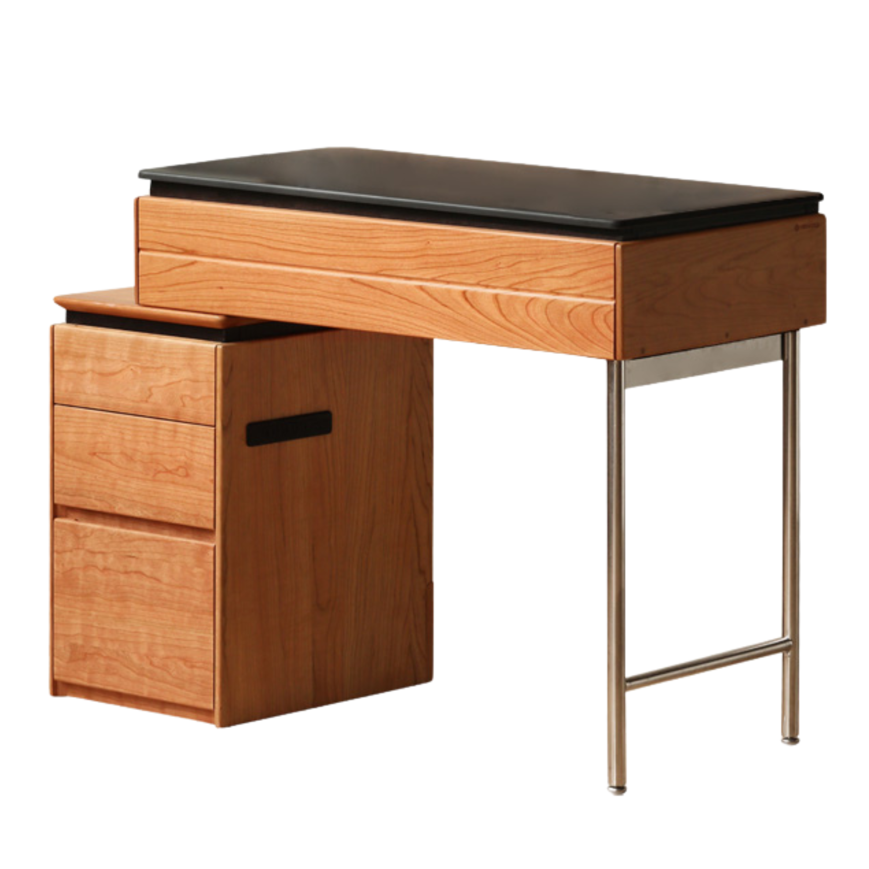 Cherry Wood Retractable Dressing Table