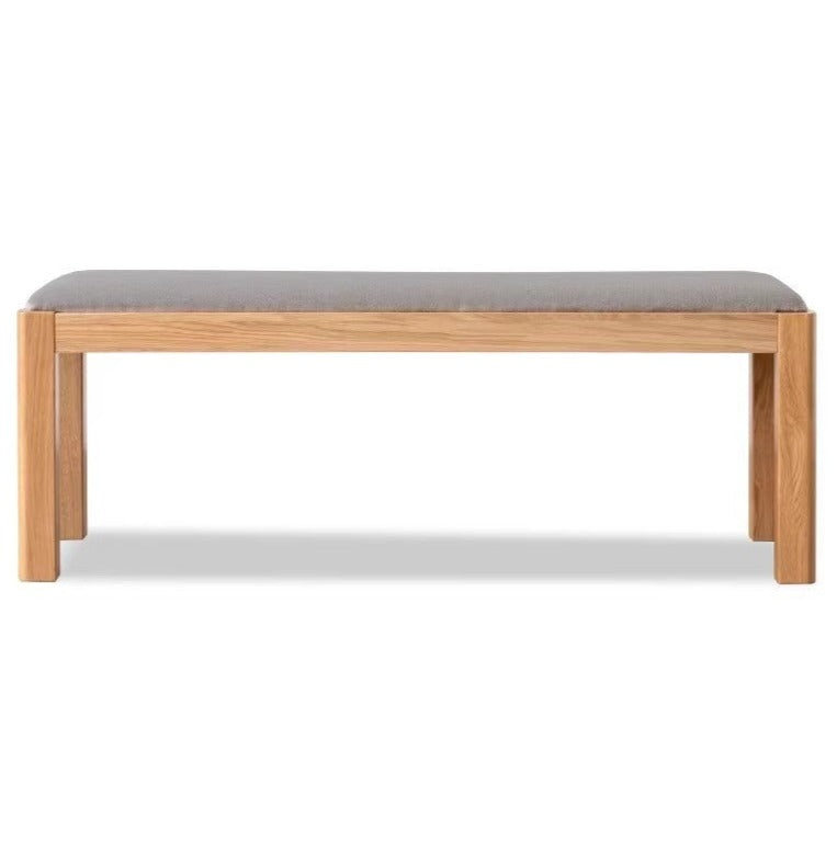 Oak Solid Wood Long Nordic Soft Bench