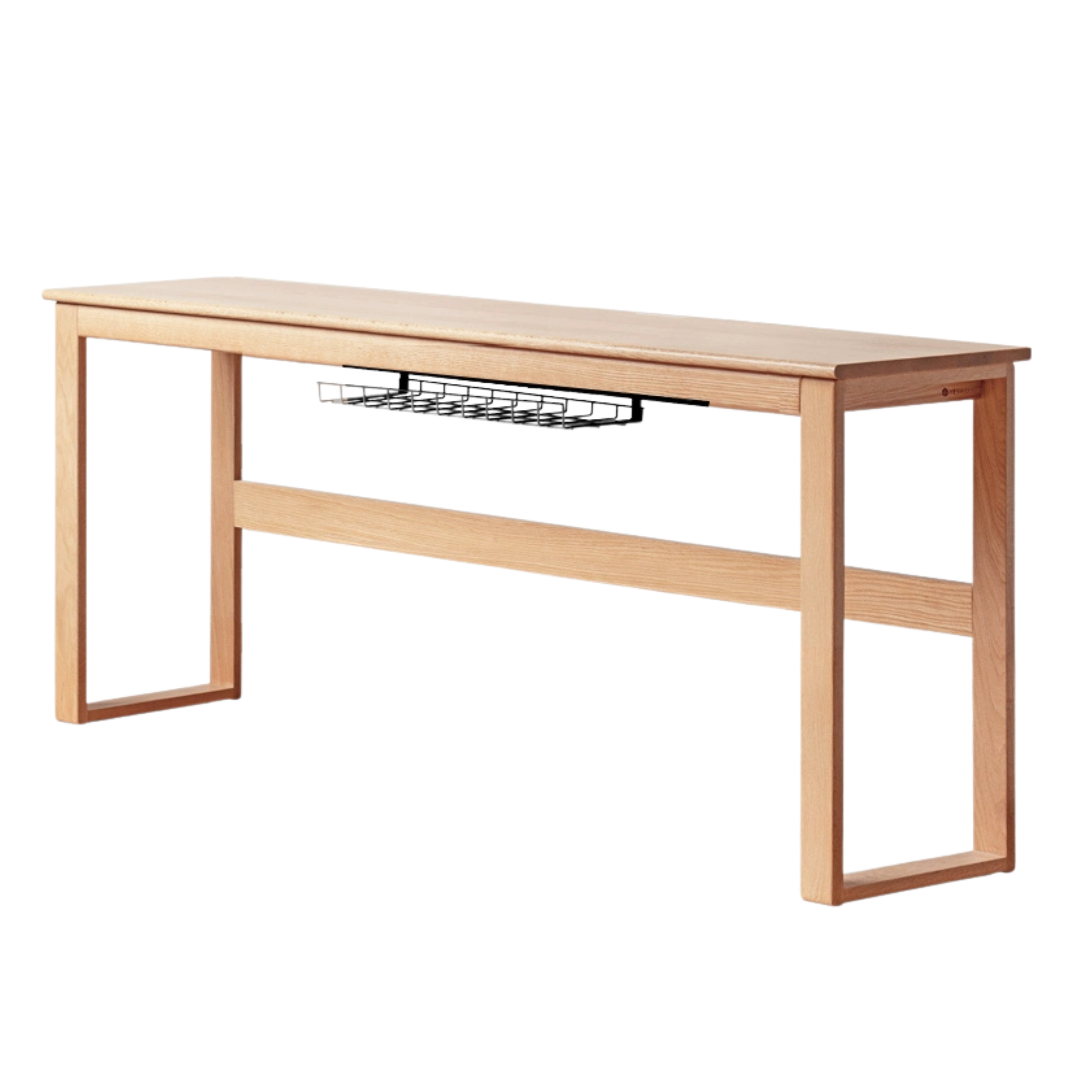 Oak, Poplar, Beech Solid Wood Long Narrow Desk