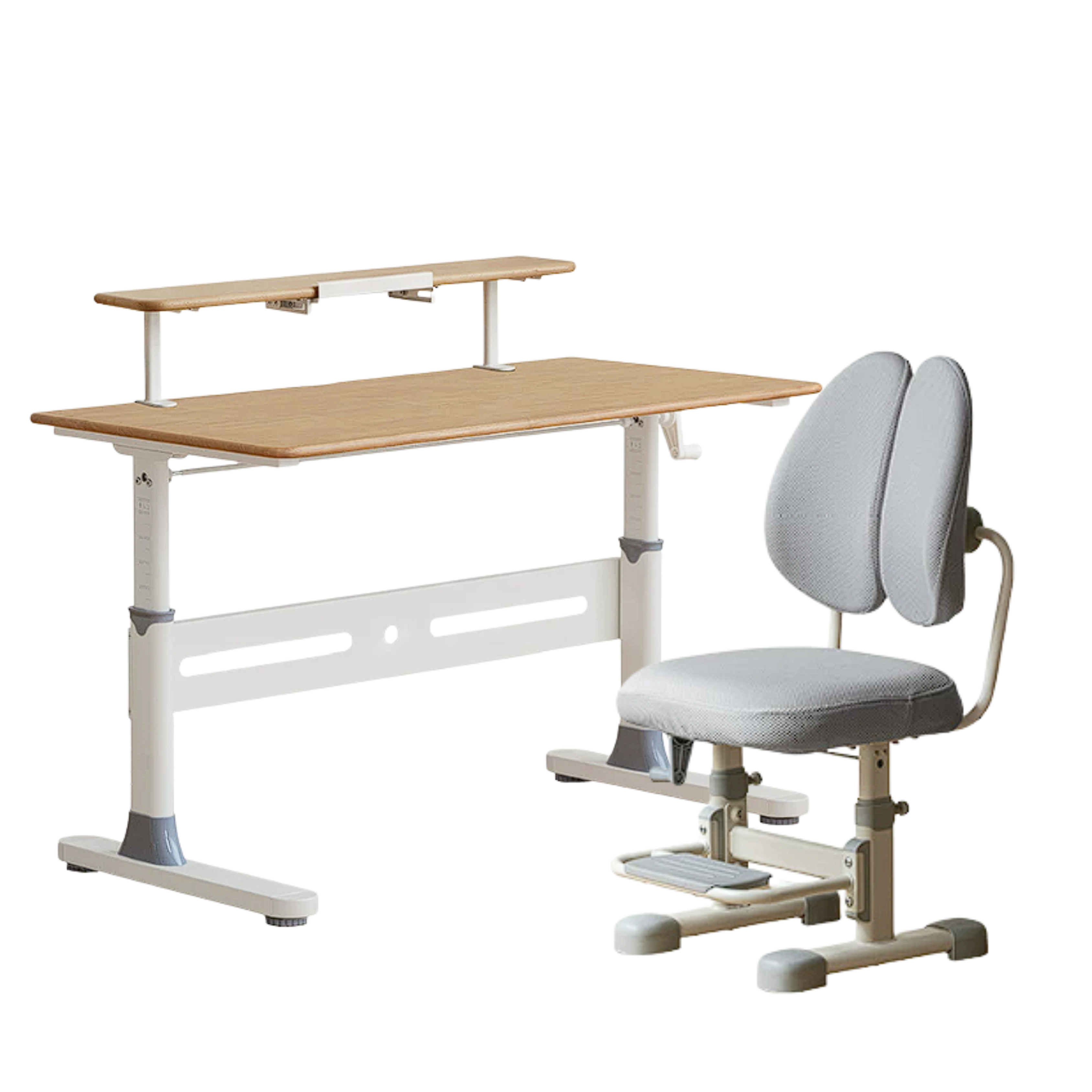 Rubberwood, Beech Solid Wood Kids Study Table