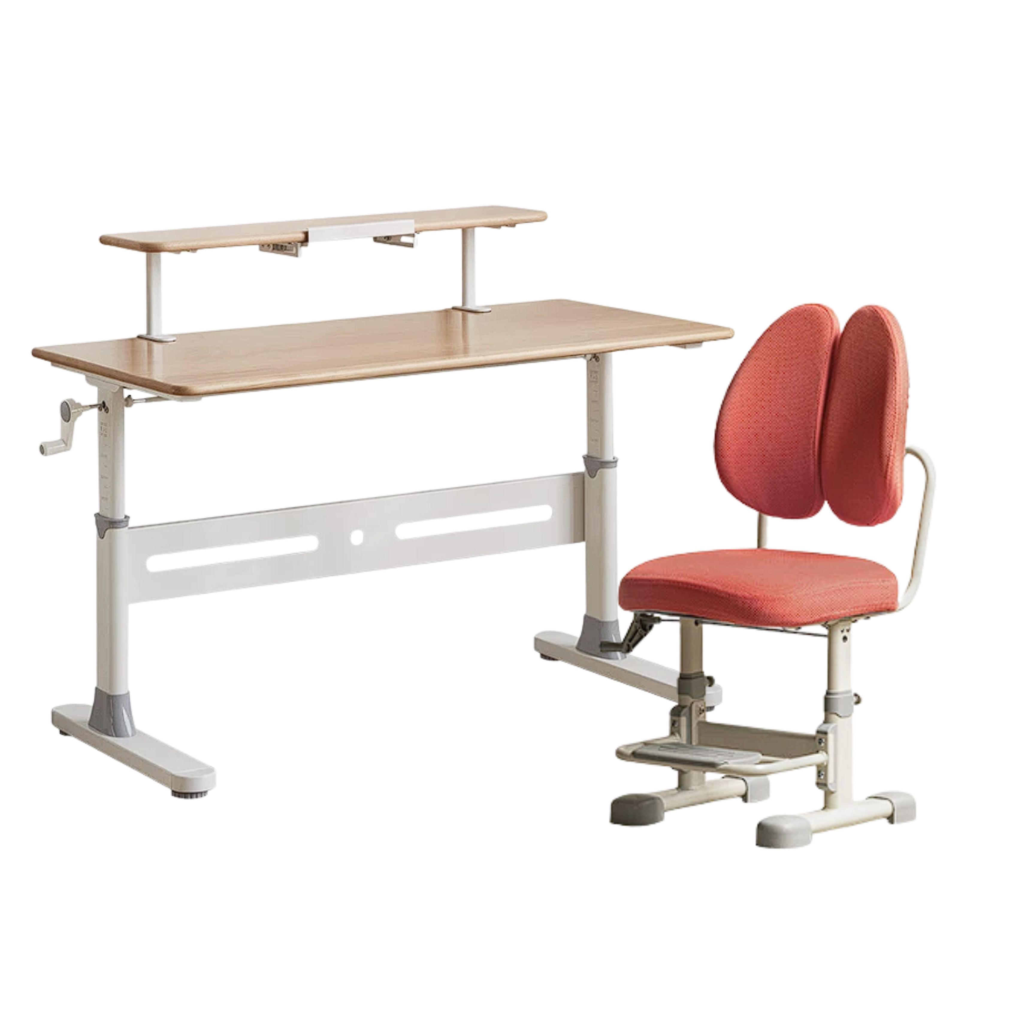 Rubberwood, Beech Solid Wood Kids Study Table