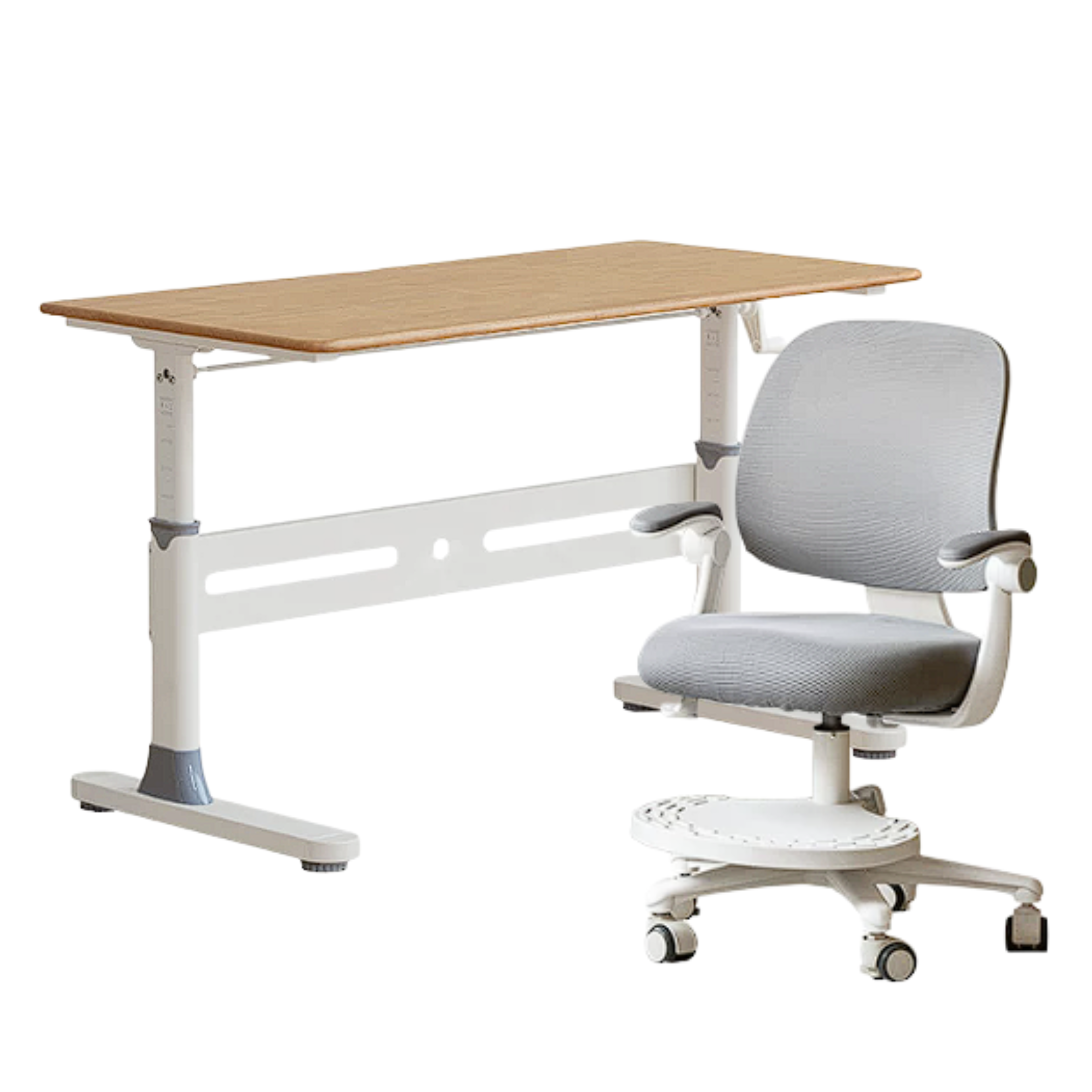 Rubberwood, Beech Solid Wood Kids Study Table