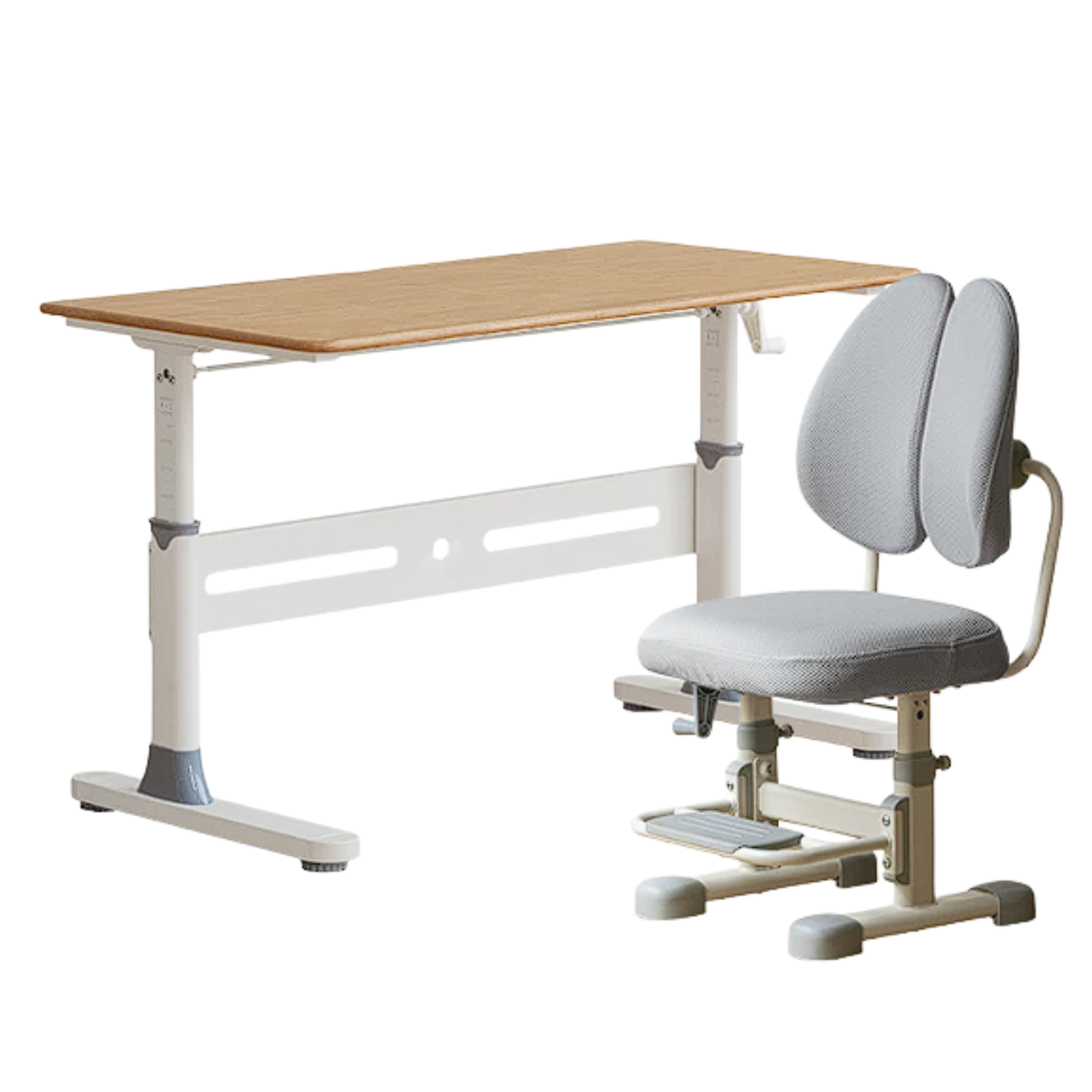 Rubberwood, Beech Solid Wood Kids Study Table