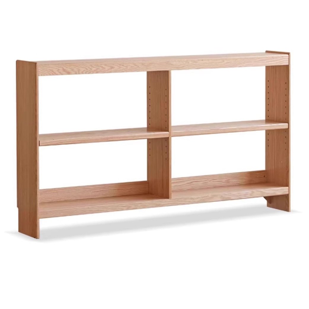 Oak solid wood ultra-narrow storage rack