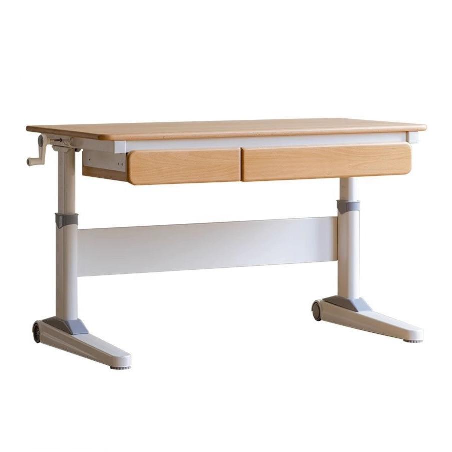 Beech Solid Wood Study Lift Table