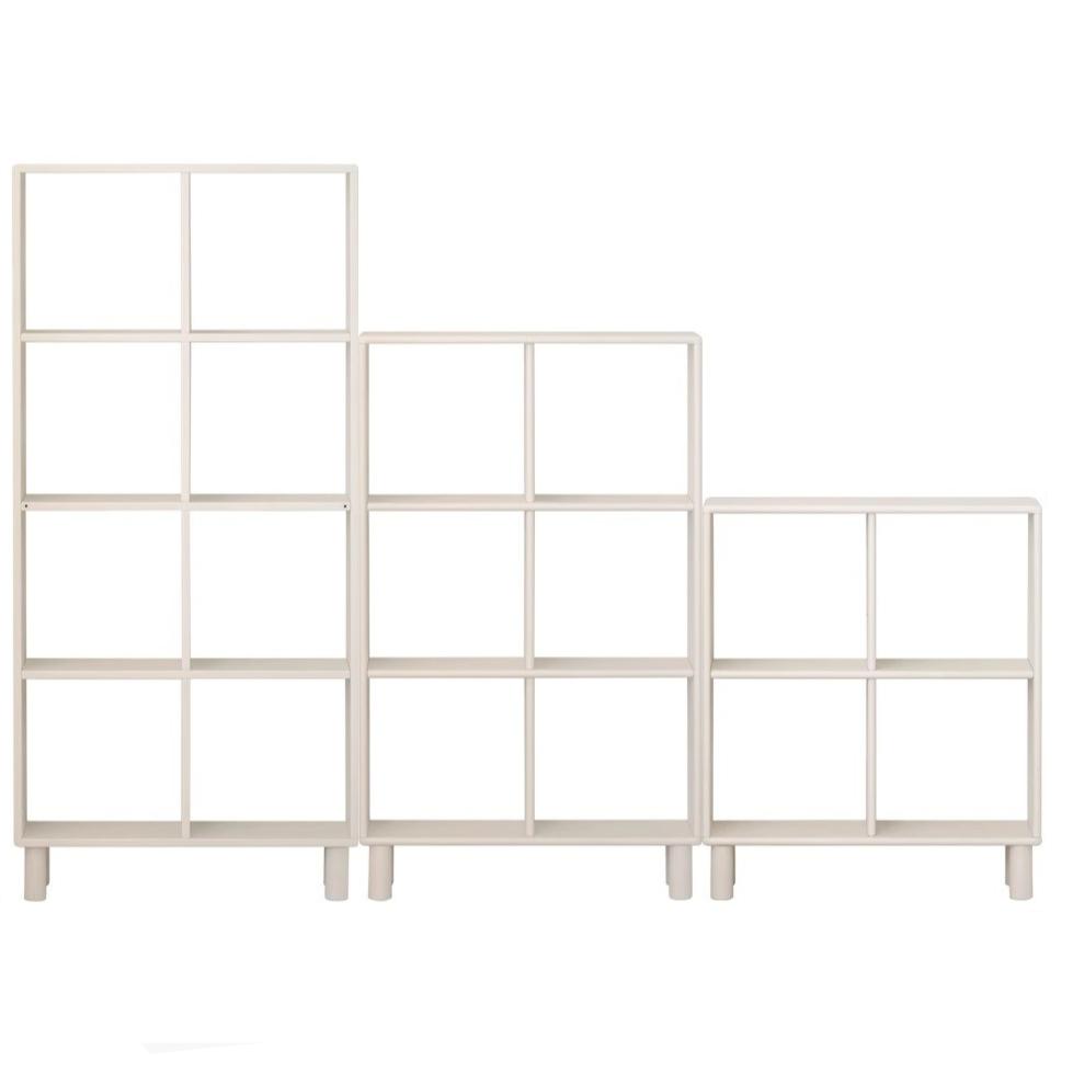 Rubber solid wood cream style rack combination cabinet