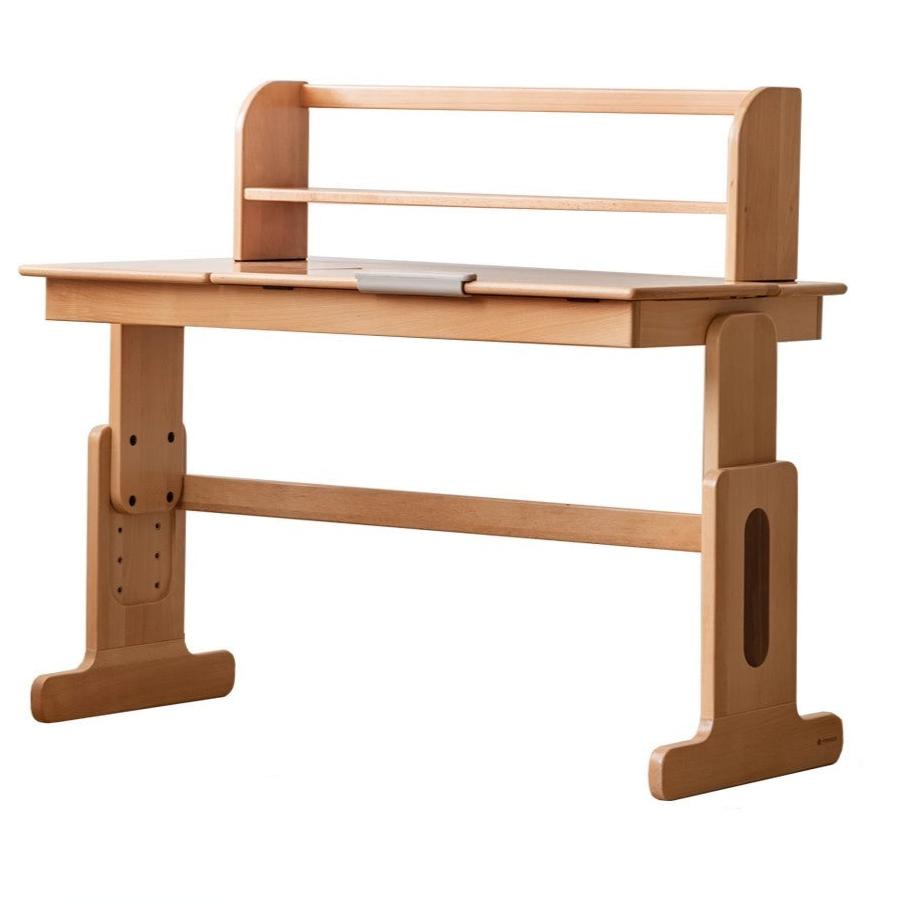 European beech solid wood liftable kids table