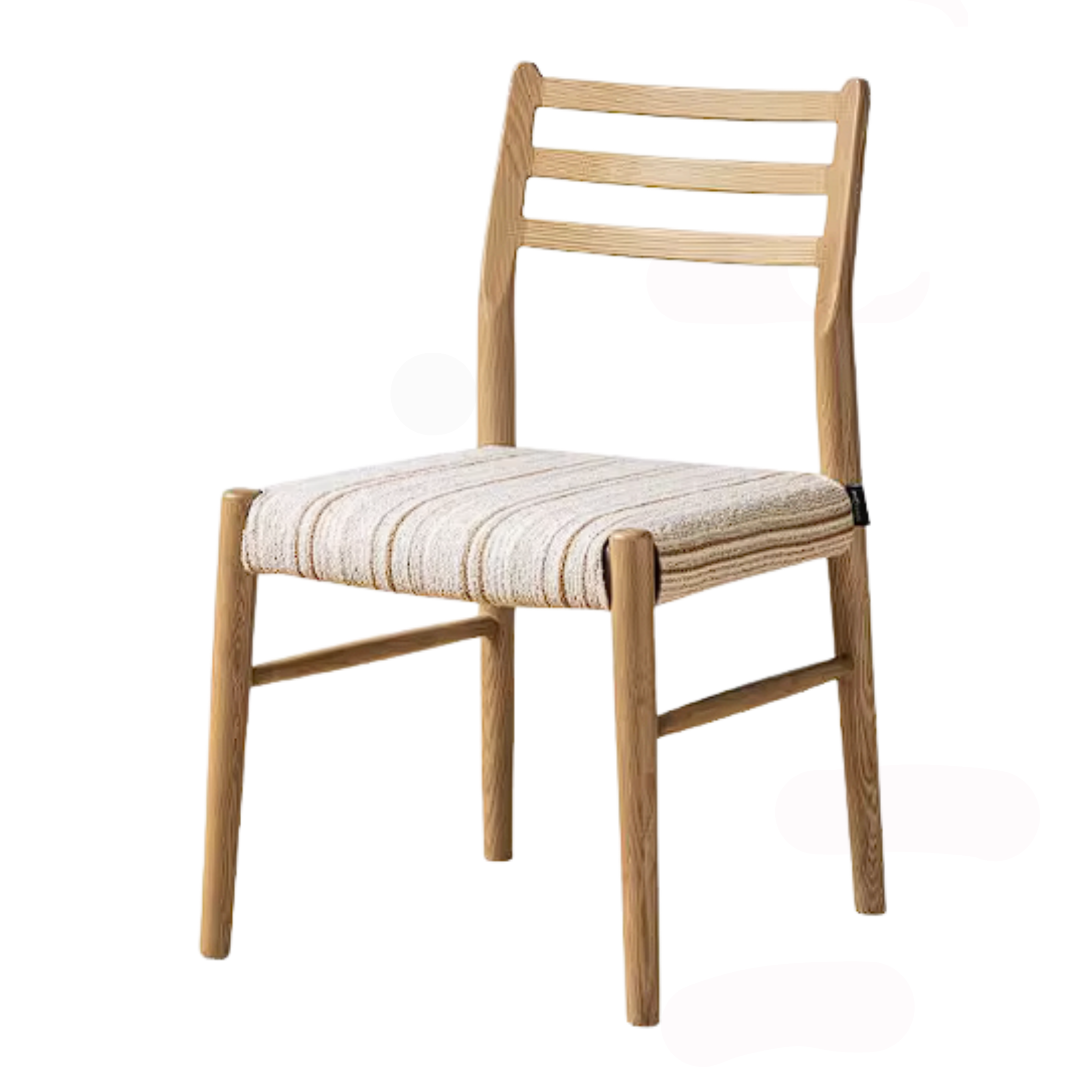 4 pcs-Ash Solid Wood Dining Chair with Modern Minimalist Design