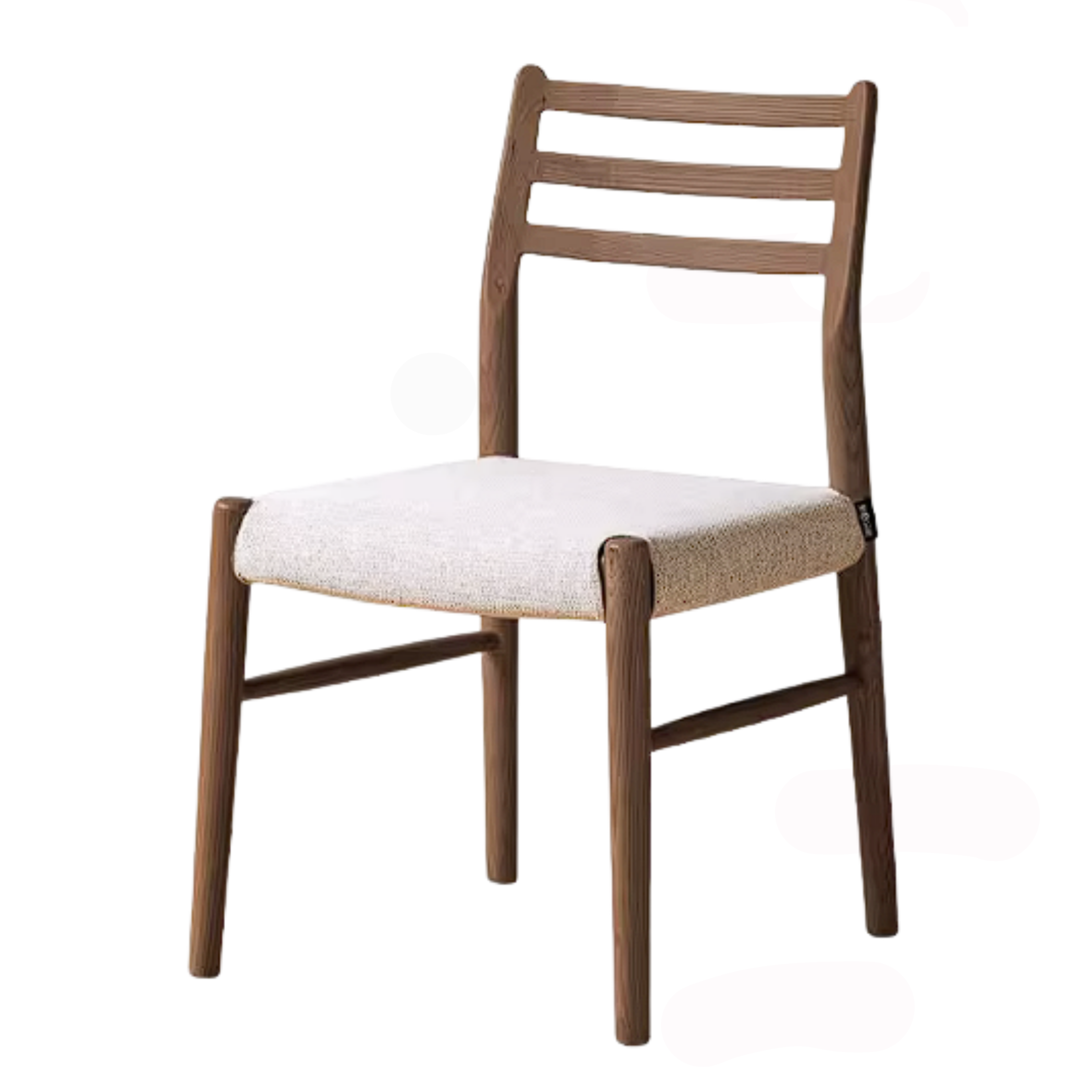 4 pcs-Ash Solid Wood Dining Chair with Modern Minimalist Design