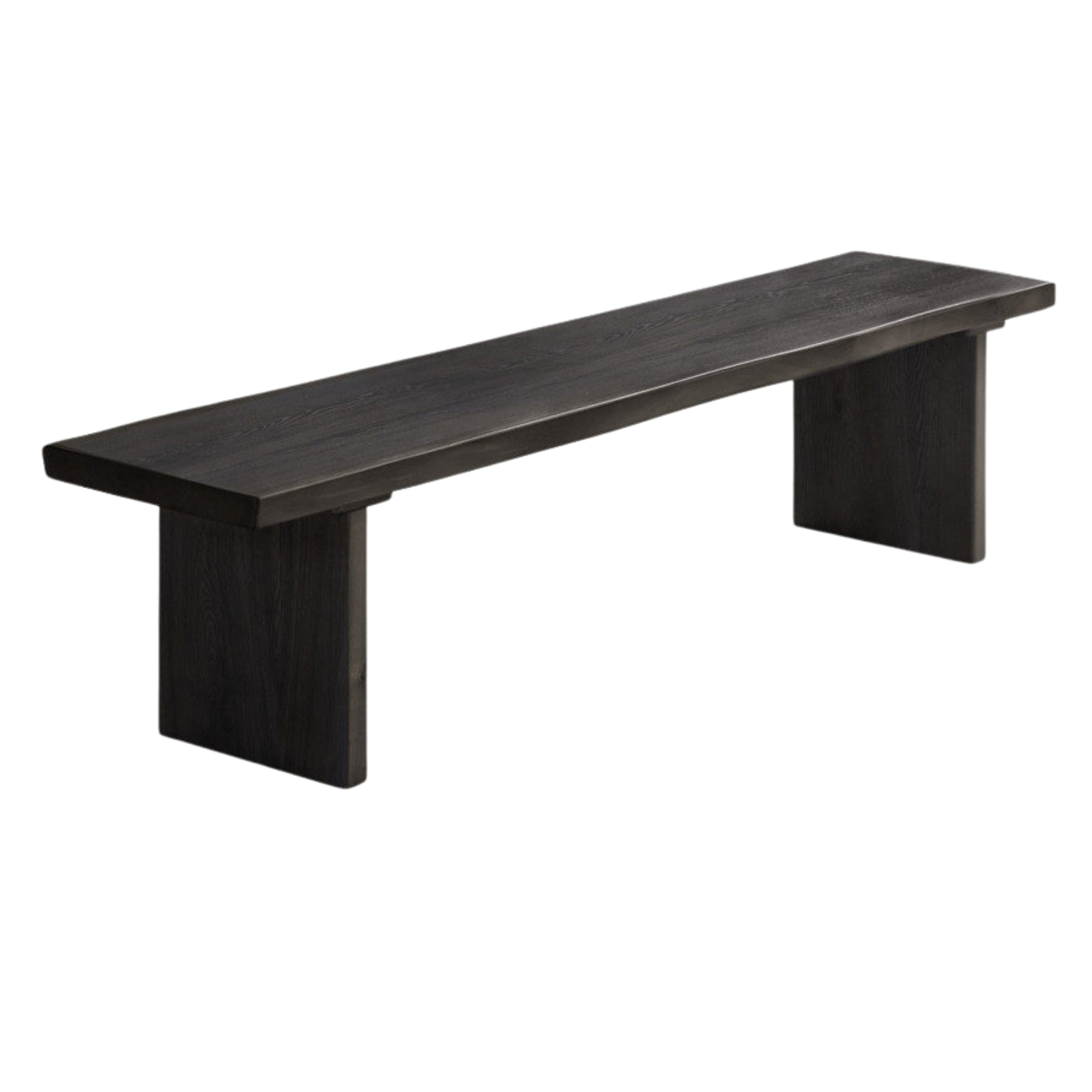 Black Walnut, Ash, South American Walnut Solid Wood Wabi Sabi Bench
