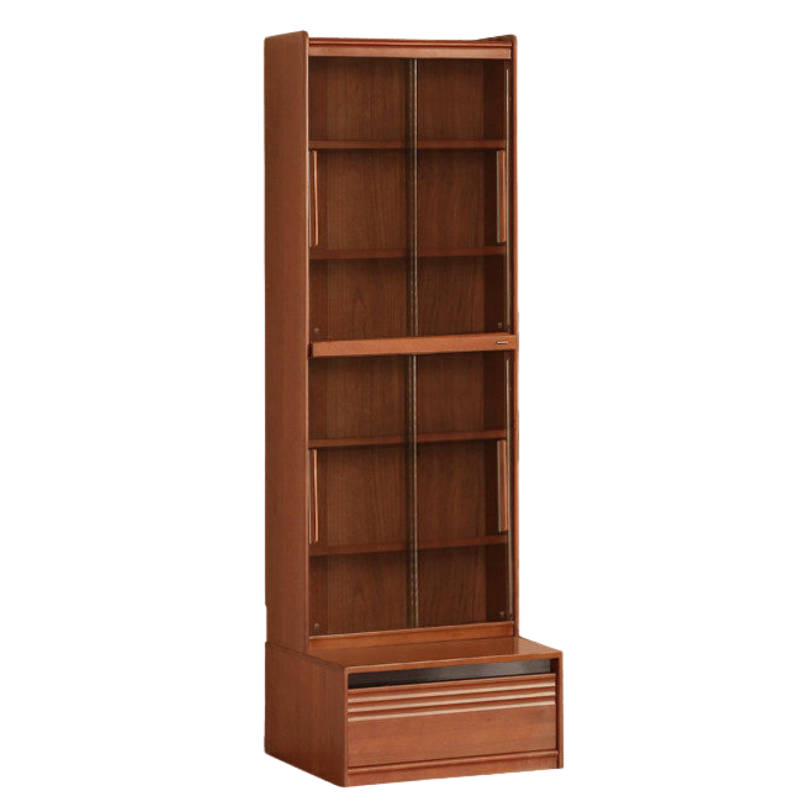 Poplar Solid Wood Antique Style Bookshelf Combination