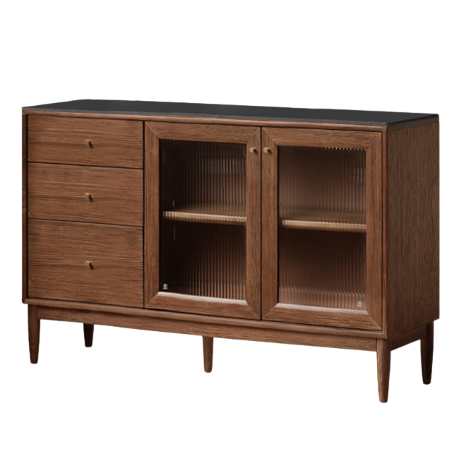 Black Walnut , South American Walnut, Catalpa Solid Wood Sideboard, Buffet Cabinet