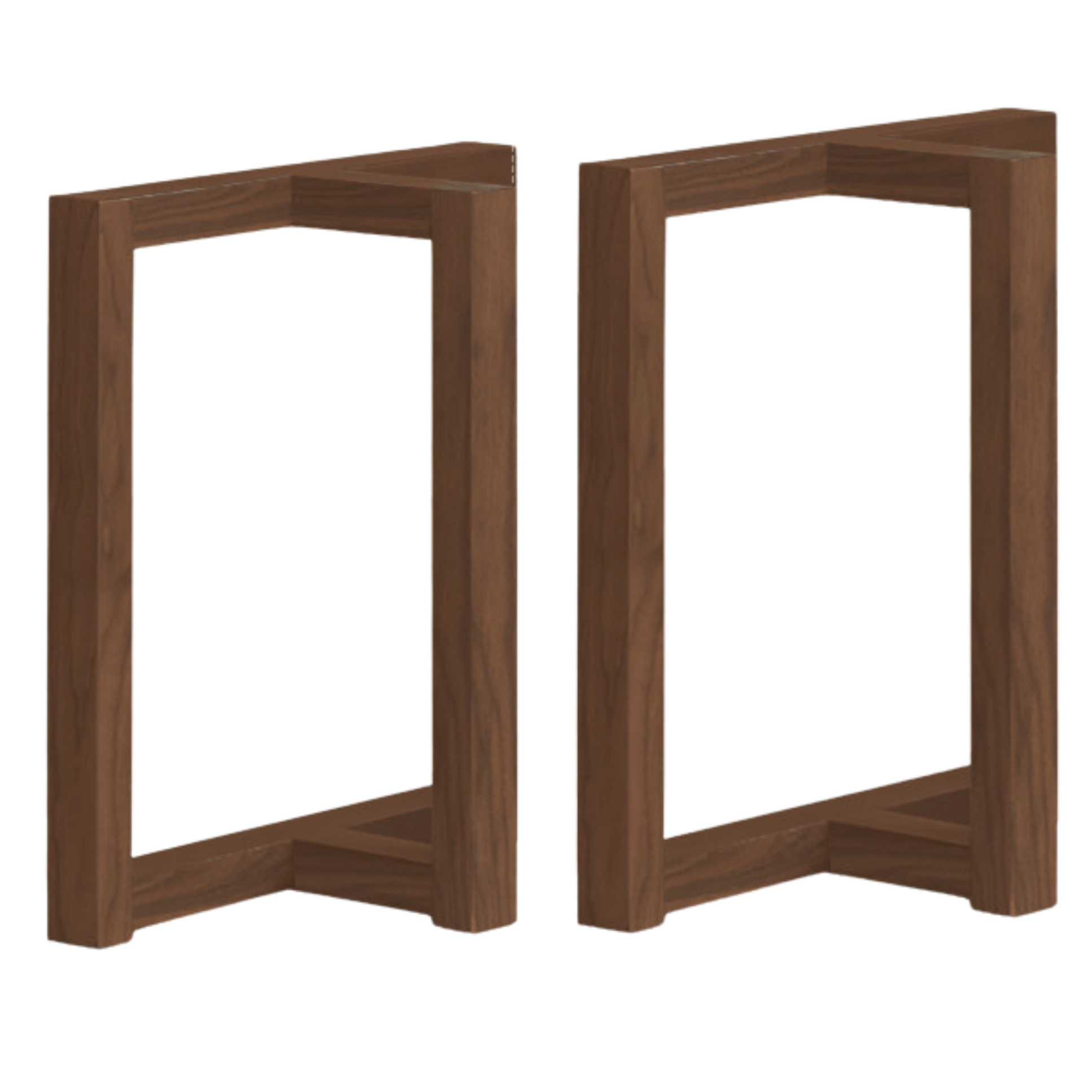 Black Walnut, South American Walnut, Ash Solid Wood, Metal, Acrylic Table Legs