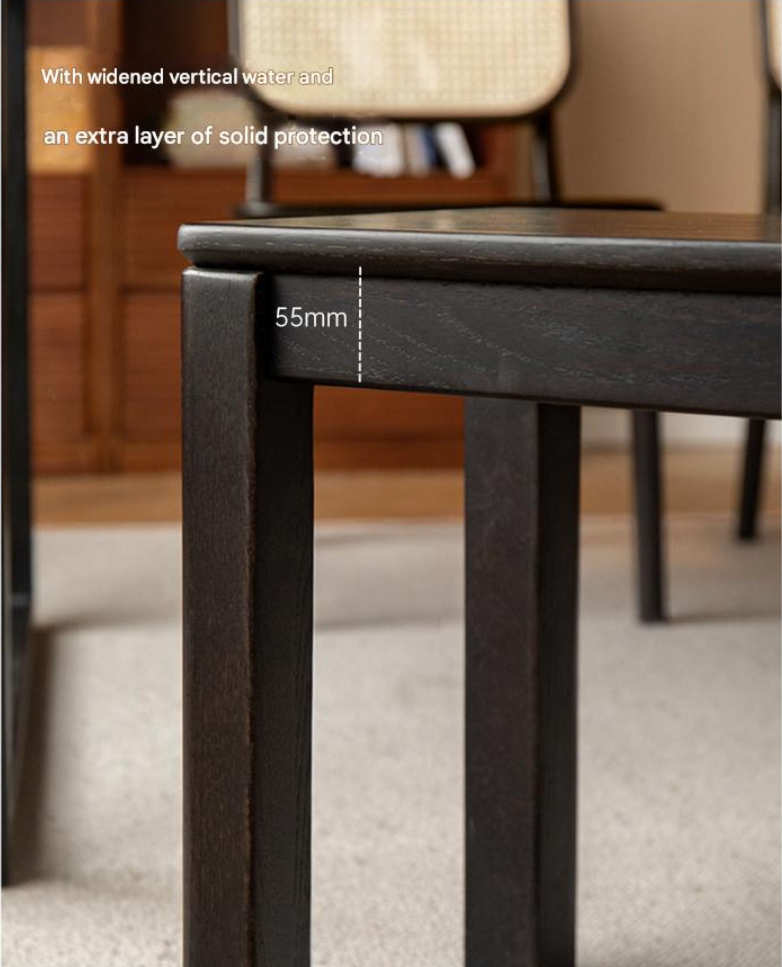 Oak Solid Wood American Modern Bench