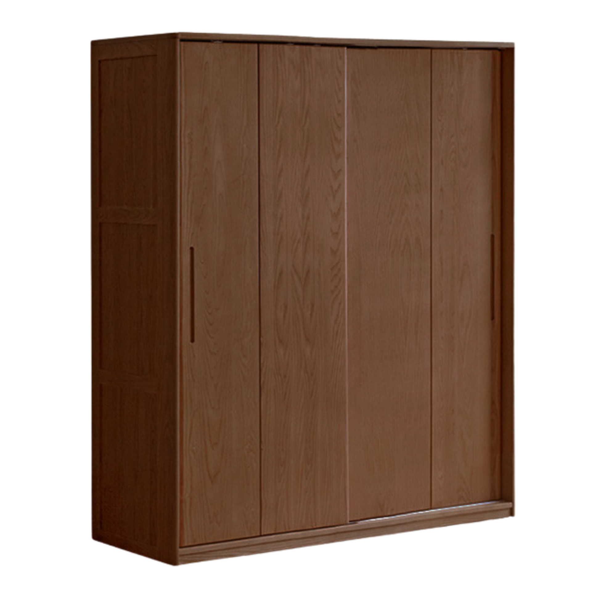 White Ash, Ash, Oak Solid Wood Wardrobe With Sliding Doors