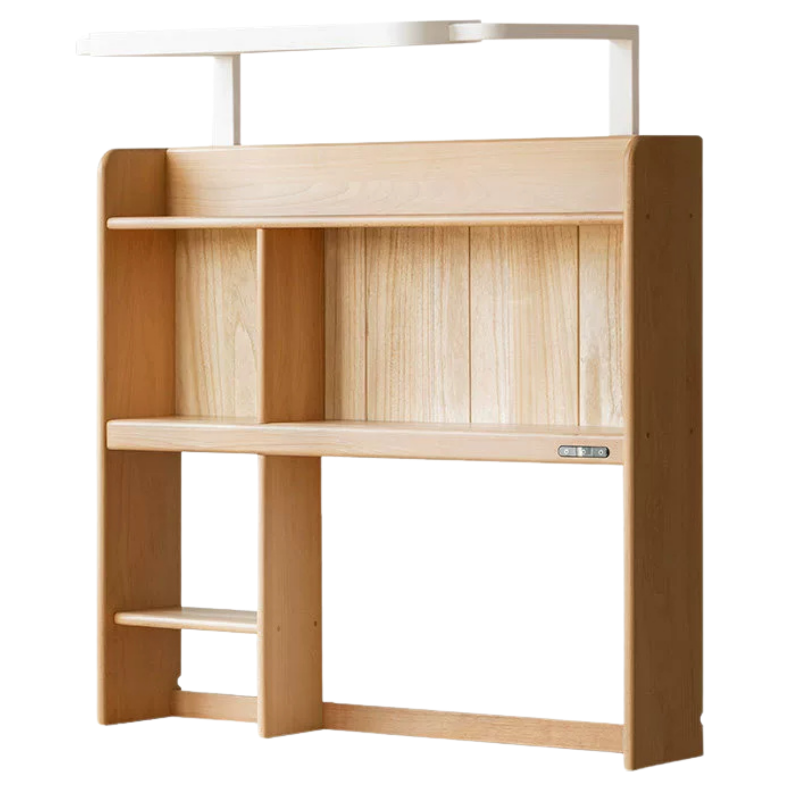 Beech, Oak, Tulipwood Solid Wood, Solid RubberWood Study Desk with Shelf