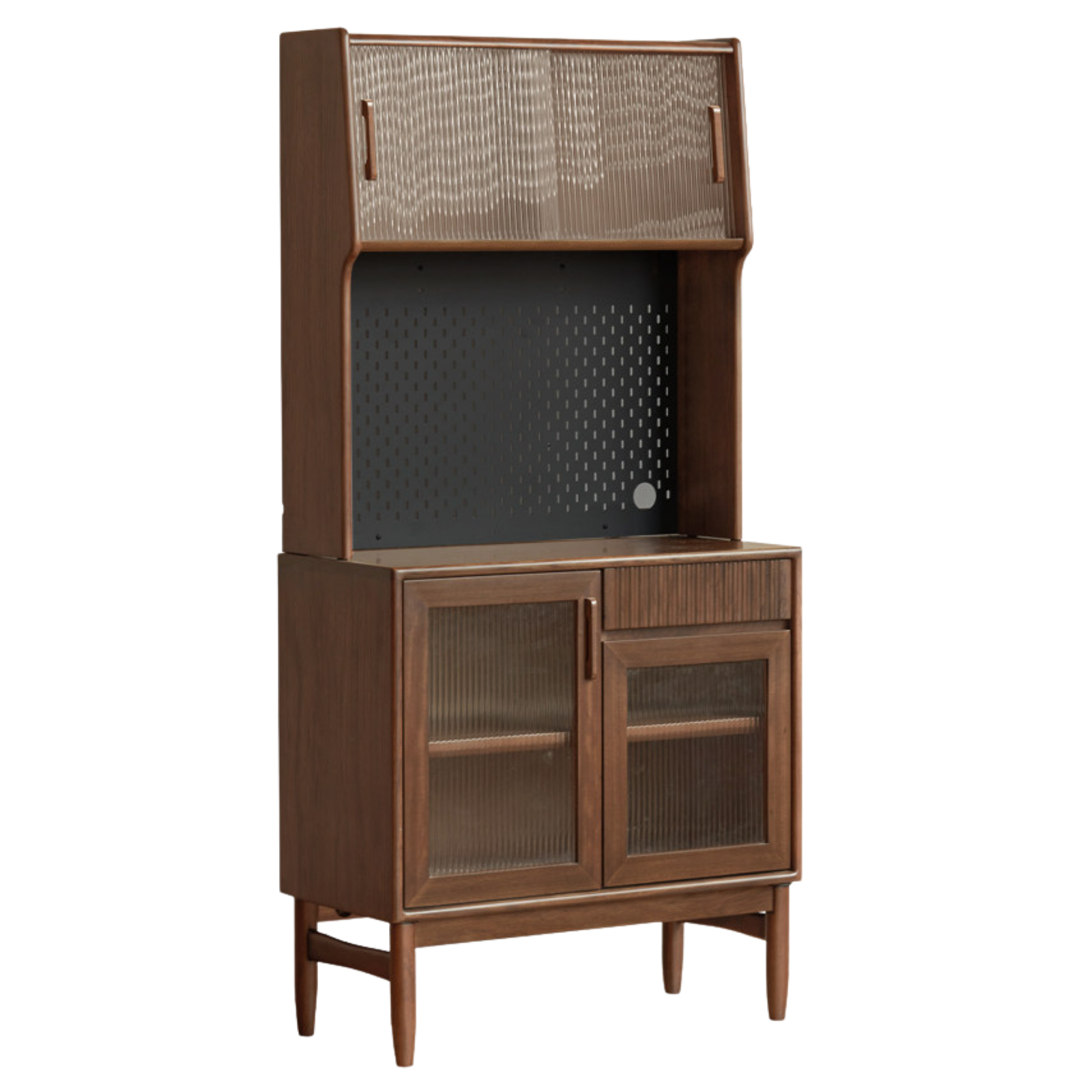 Oak, Black Walnut, South American Walnut, Solid Longan Hardwood, Red Zebrawood Solid Wood Light Luxury Sideboard