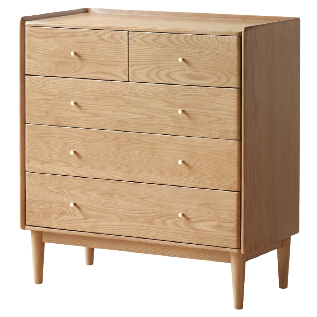 Ash Solid Wooden chest of drawers Cabinet)