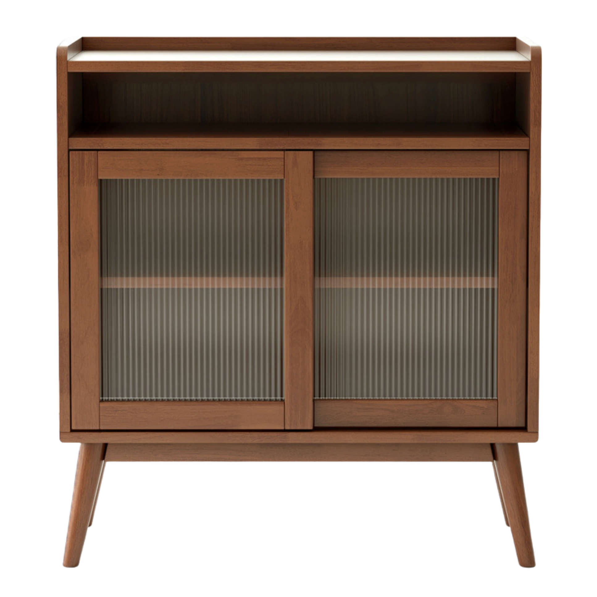 Oak Solid Wood, Solid RubberWood Modern Multifunctional Sideboard