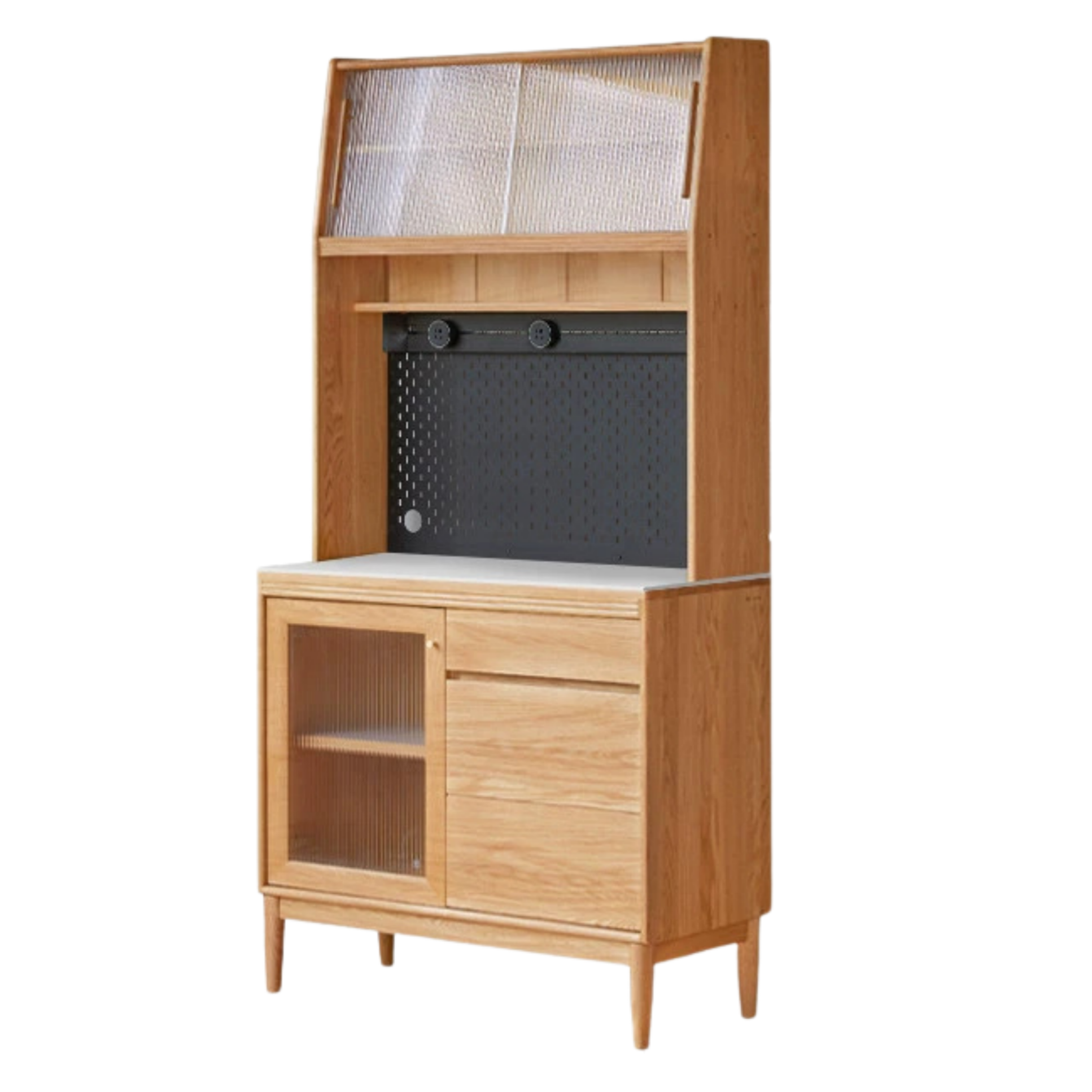 Oak Solid Wood Modern Sideboard