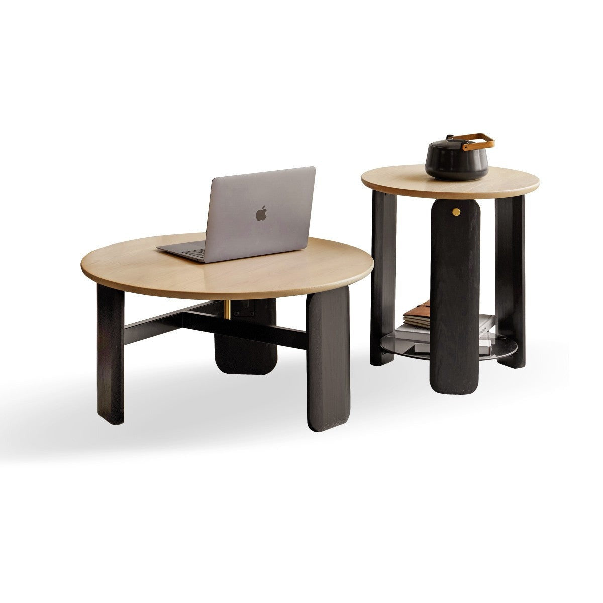 Oak Solid Wood Combination coffee Table Modern Simple"